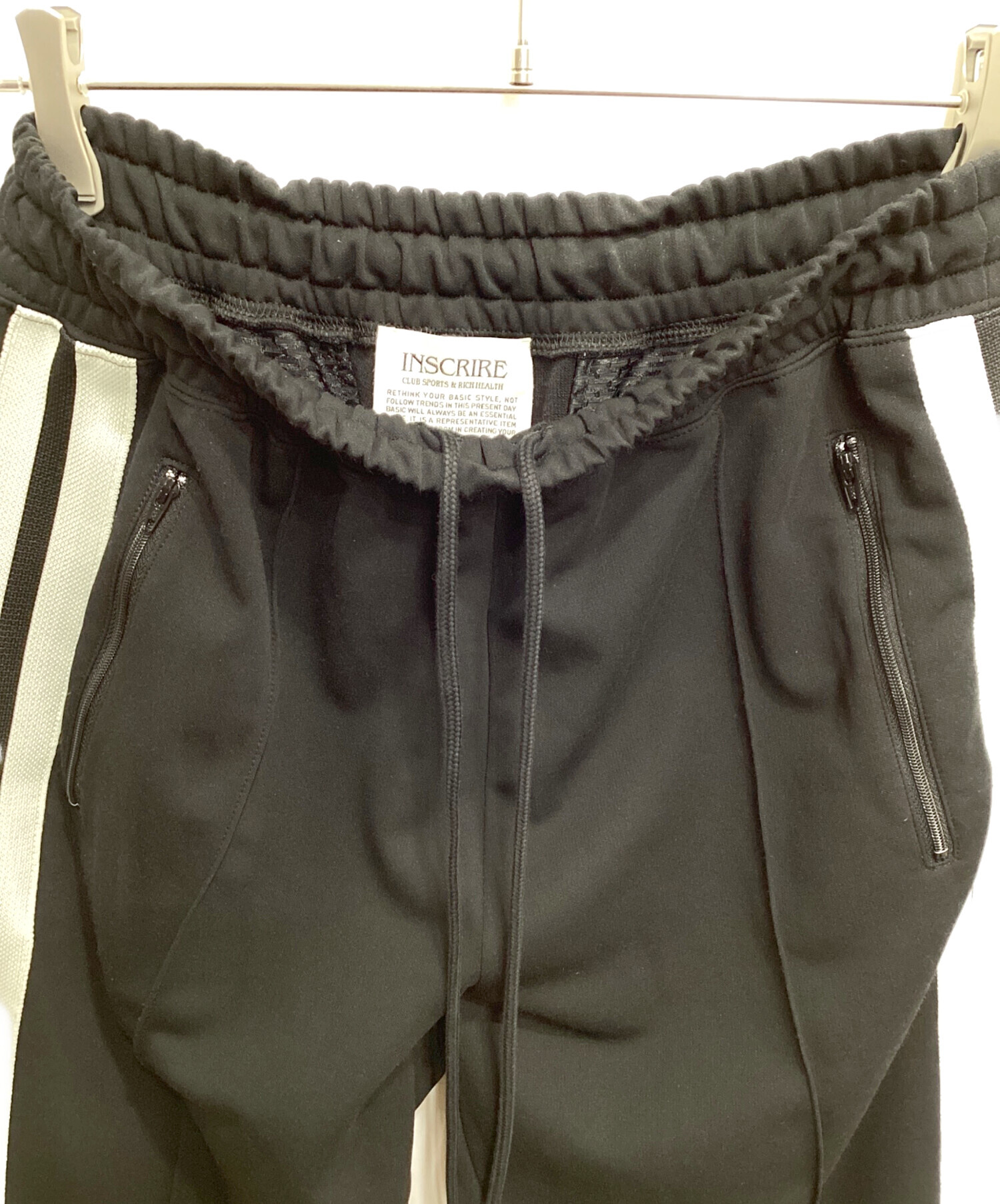 中古・古着通販】INSCRIRE (アンスクリア) Track Pants ブラック