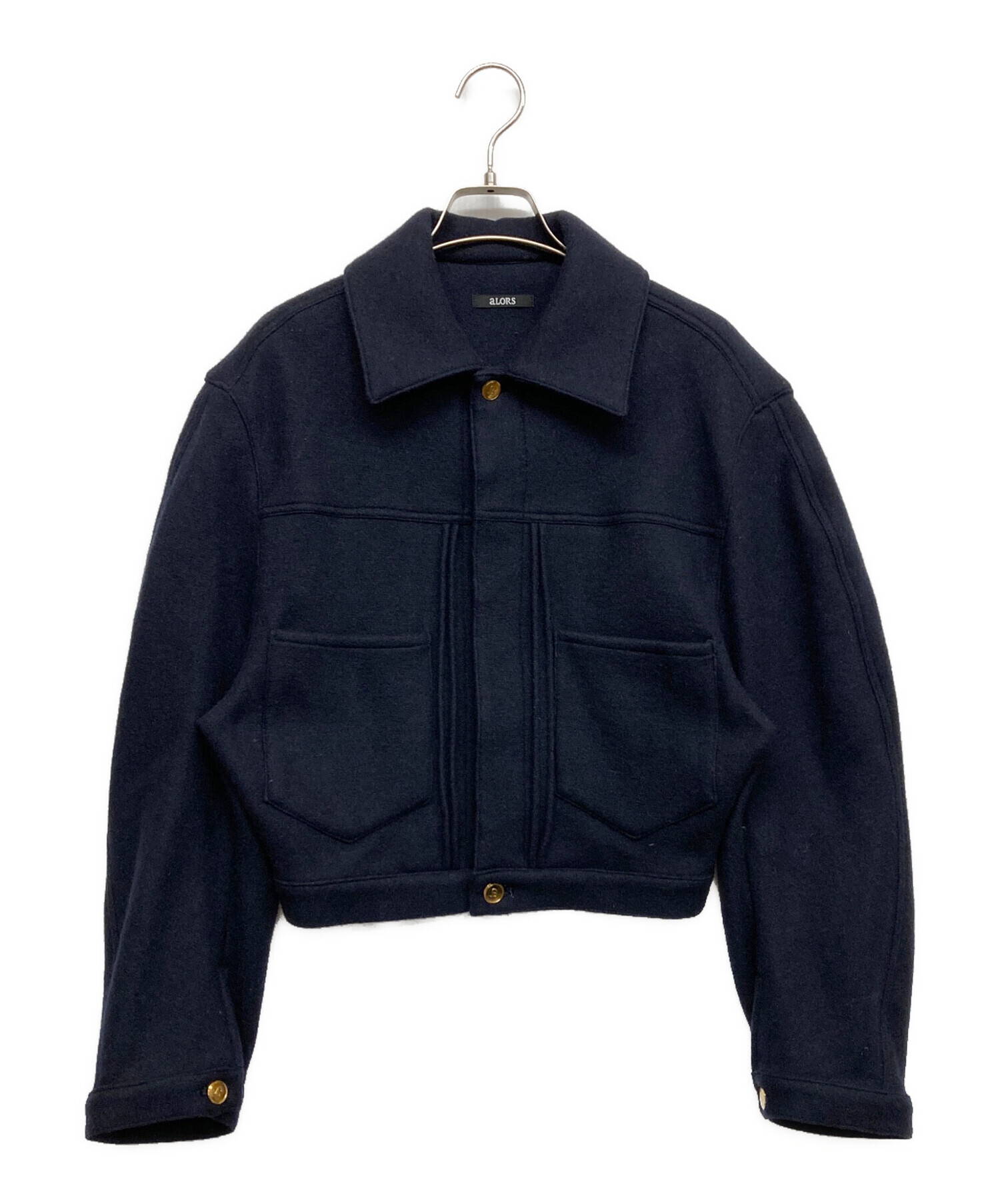 中古・古着通販】aLORS (アロー) Bomber cardigan en tricot 中古・古着通販】aLORS (アロー) Bomber cardigan en tricot