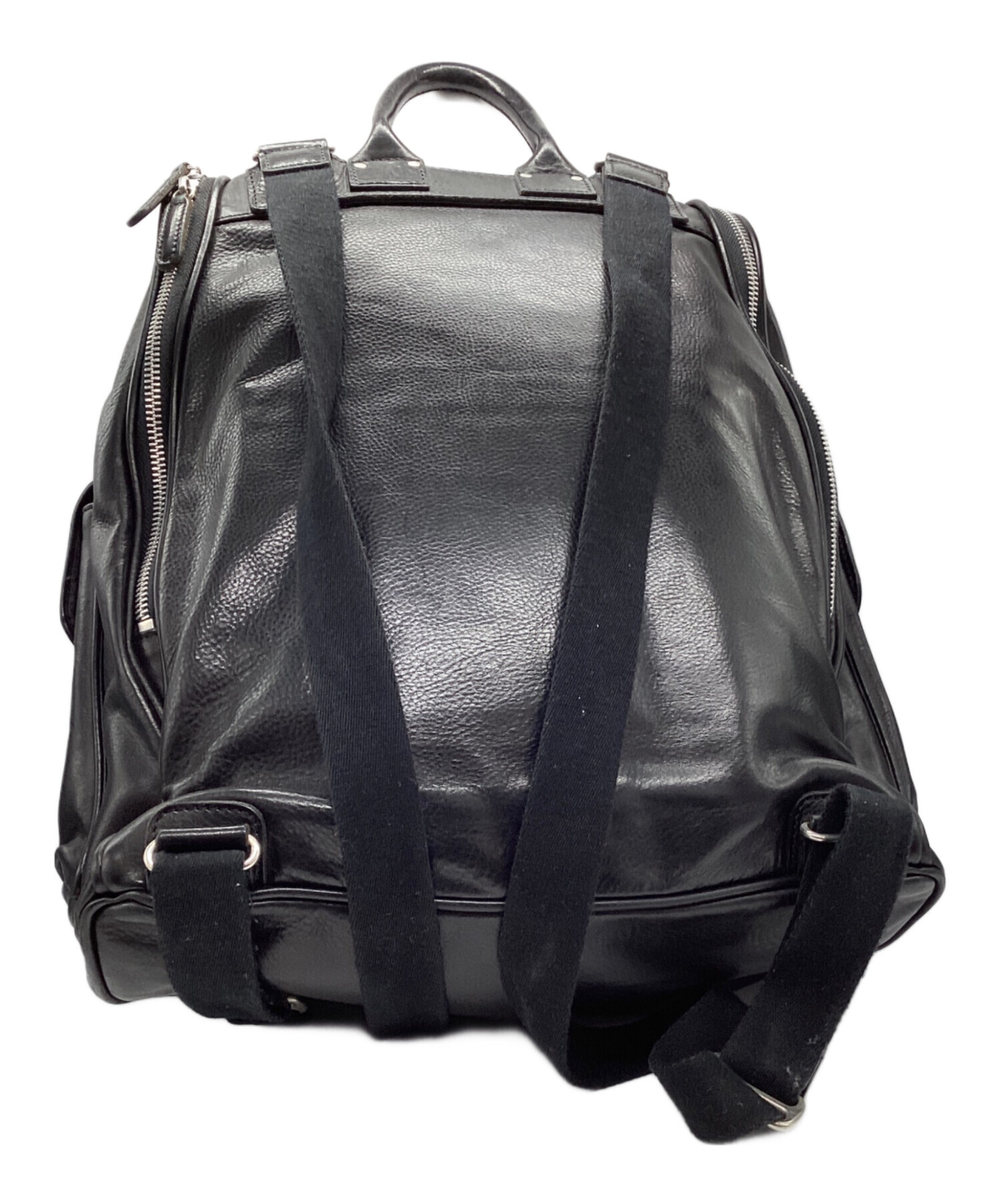 中古・古着通販】Felisi (フェリージ) レザーリュック ブラック 
