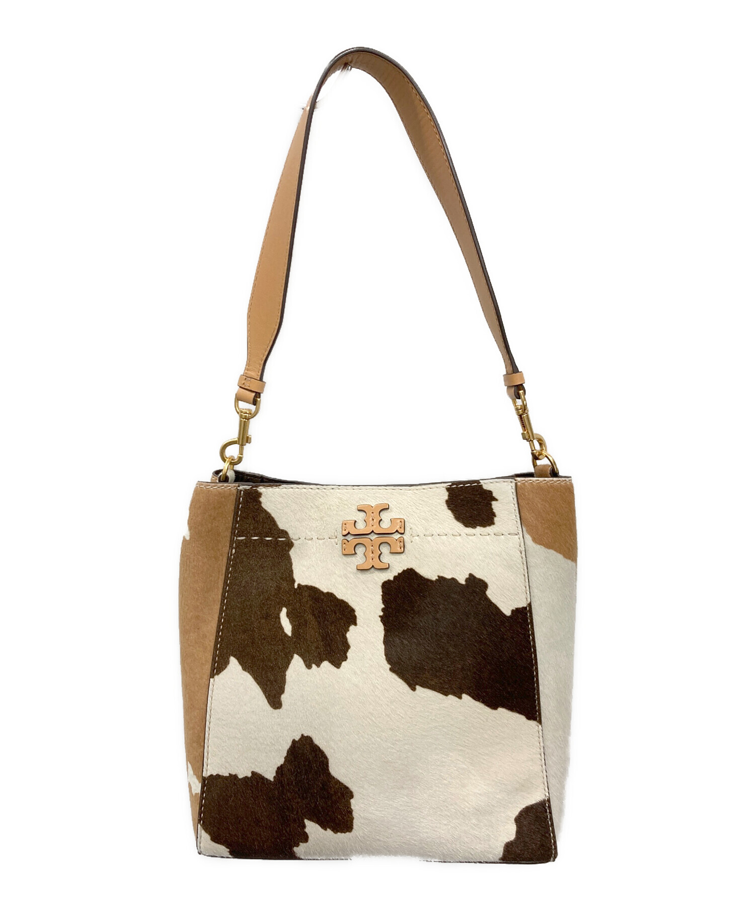 【未使用希少品】Tory Burch　ヘビ革ショルダーバッグ ベージュ 中古・古着通販】TORY BURCH (トリーバーチ) ワンショルダーバッグ