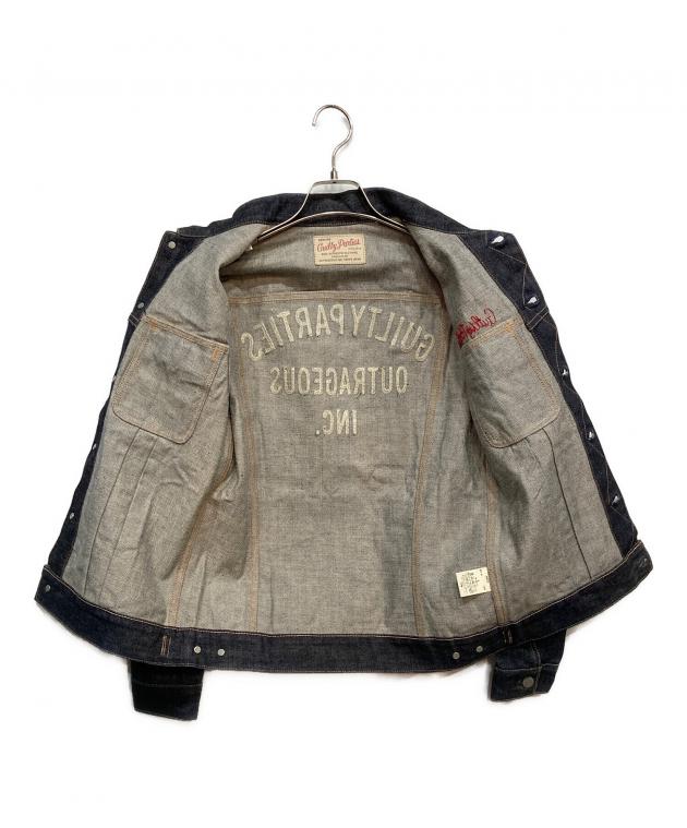 ワコマリア デニムジャケット L インディゴ 裏地デザイン 日本製 春秋 中古・古着通販】WACKO MARIA (ワコマリア) 刺繍 デニム ジャケット