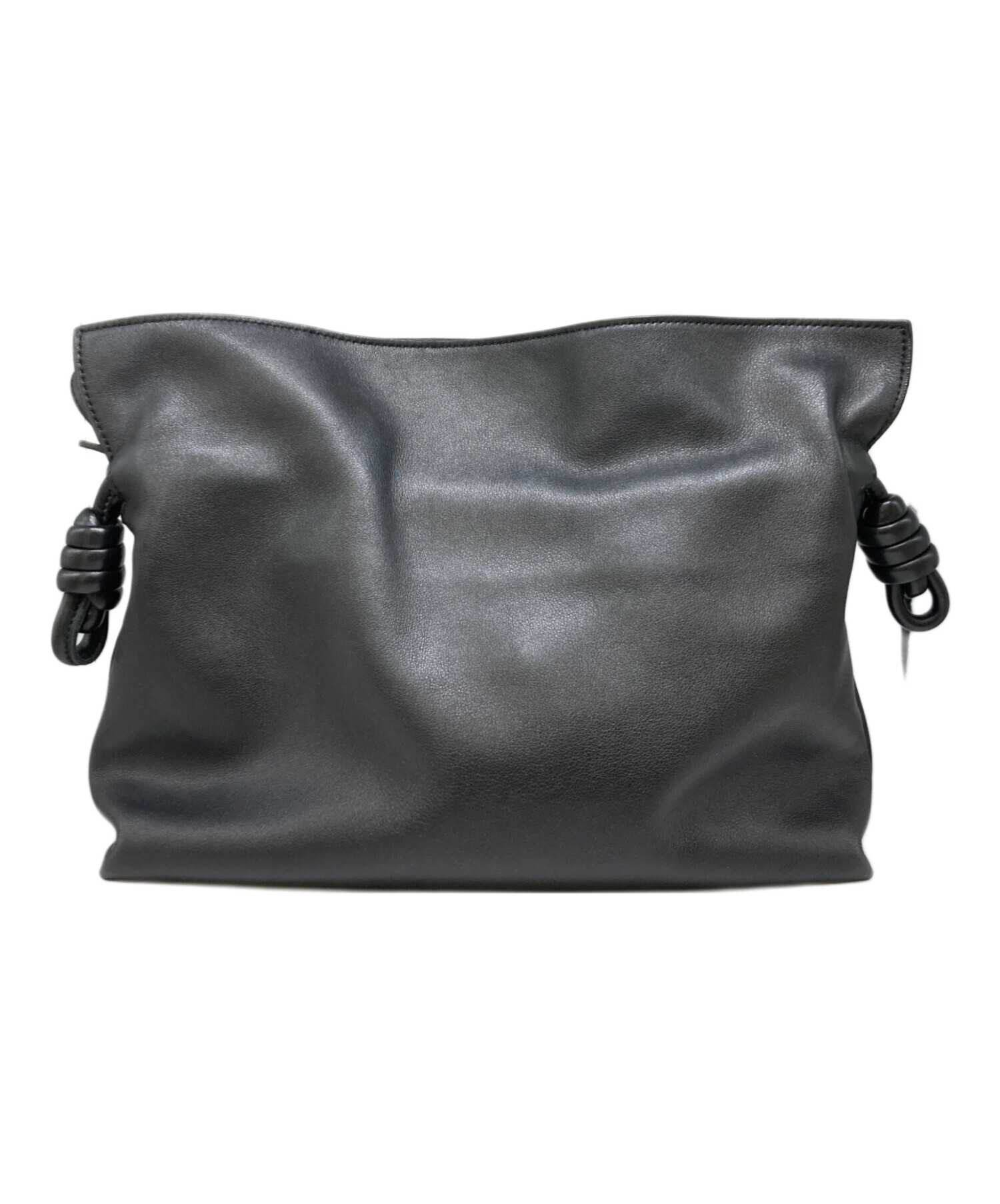 ロエベ　フラメンコ　クラッチバッグ　ミディアム　ショルダーバッグ　ブラック 黒をまとう】LOEWE フラメンコクラッチ ミディアム (LOEWE/ショルダー