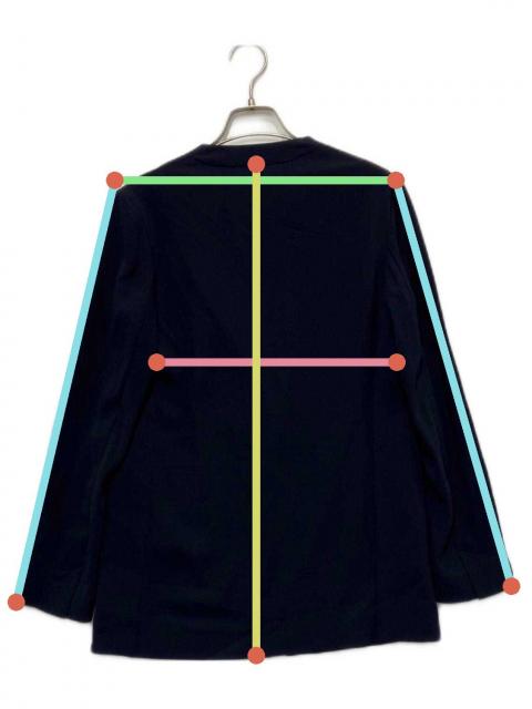 中古・古着通販】theory (セオリー) Powder Crepe CL Collarless JK