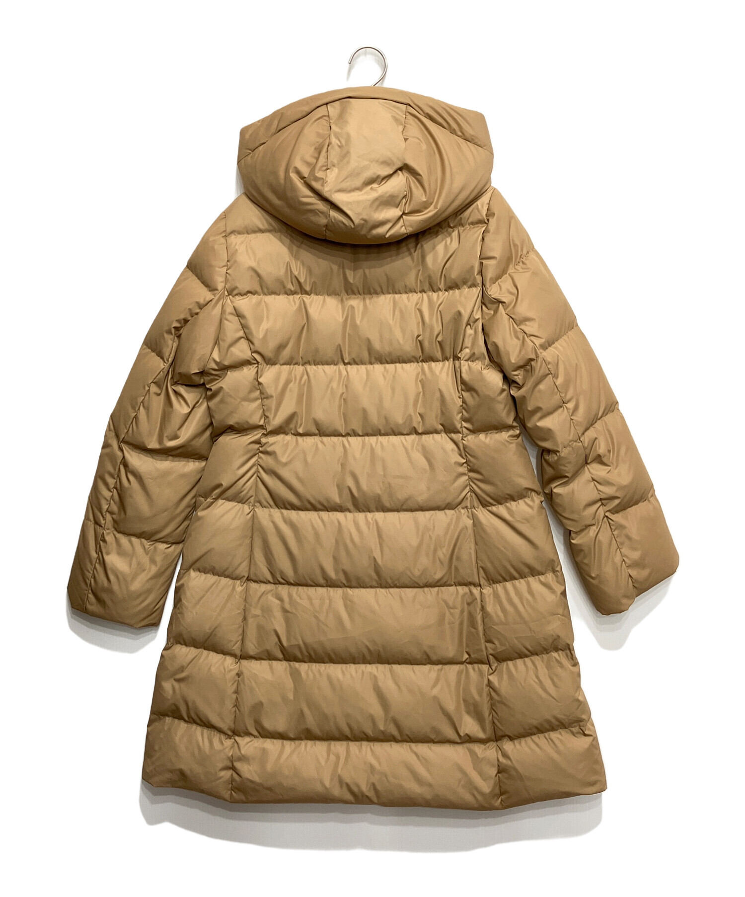 美品 セオリー theory ダウンコート ベージュ 4 3WAYファー　フード 中古・古着通販】theory (セオリー) ダウンコート ブラウン サイズ:S