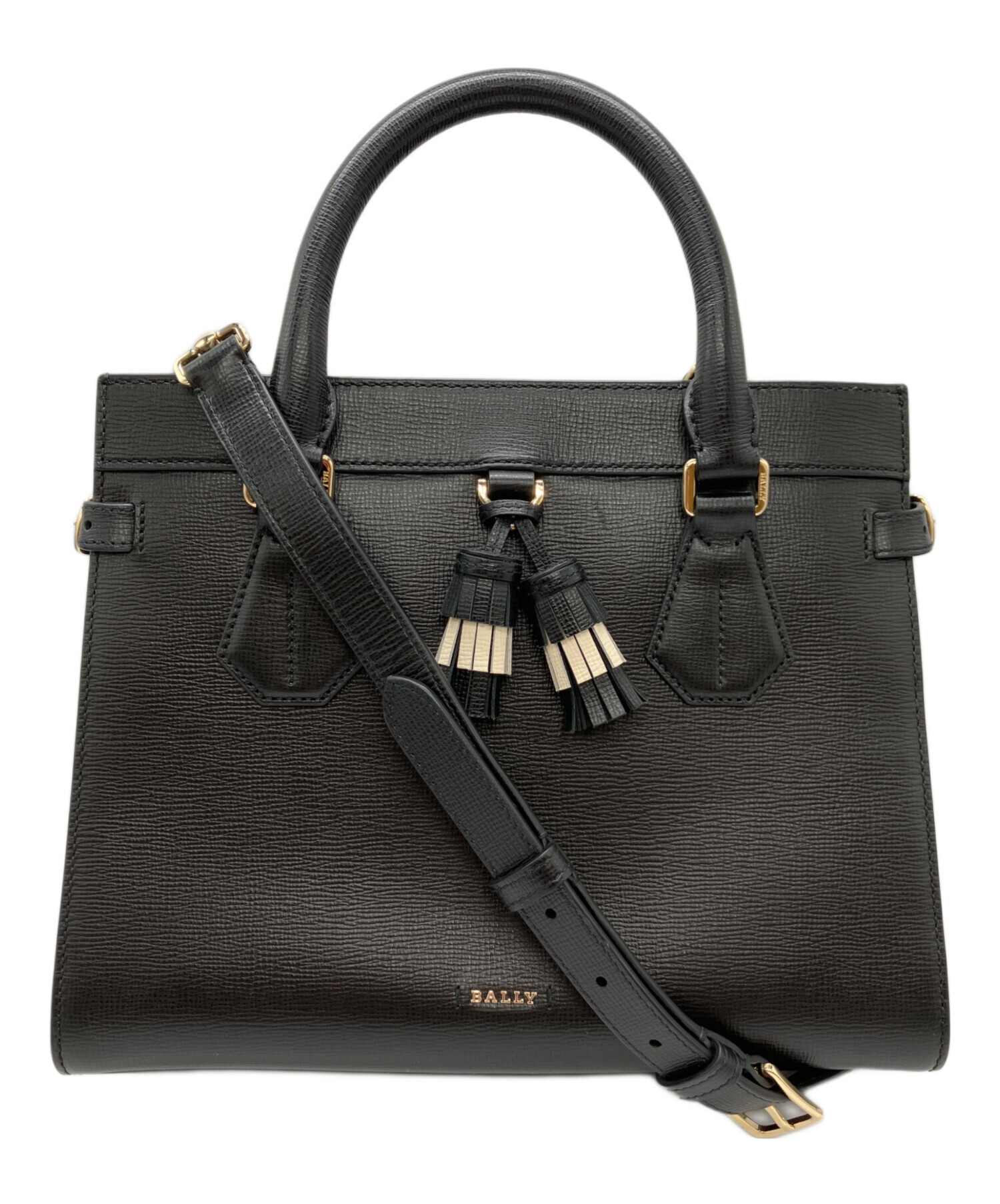 中古・古着通販】BALLY (バリー) TABY 2WAYバッグ ブラック｜ブランド