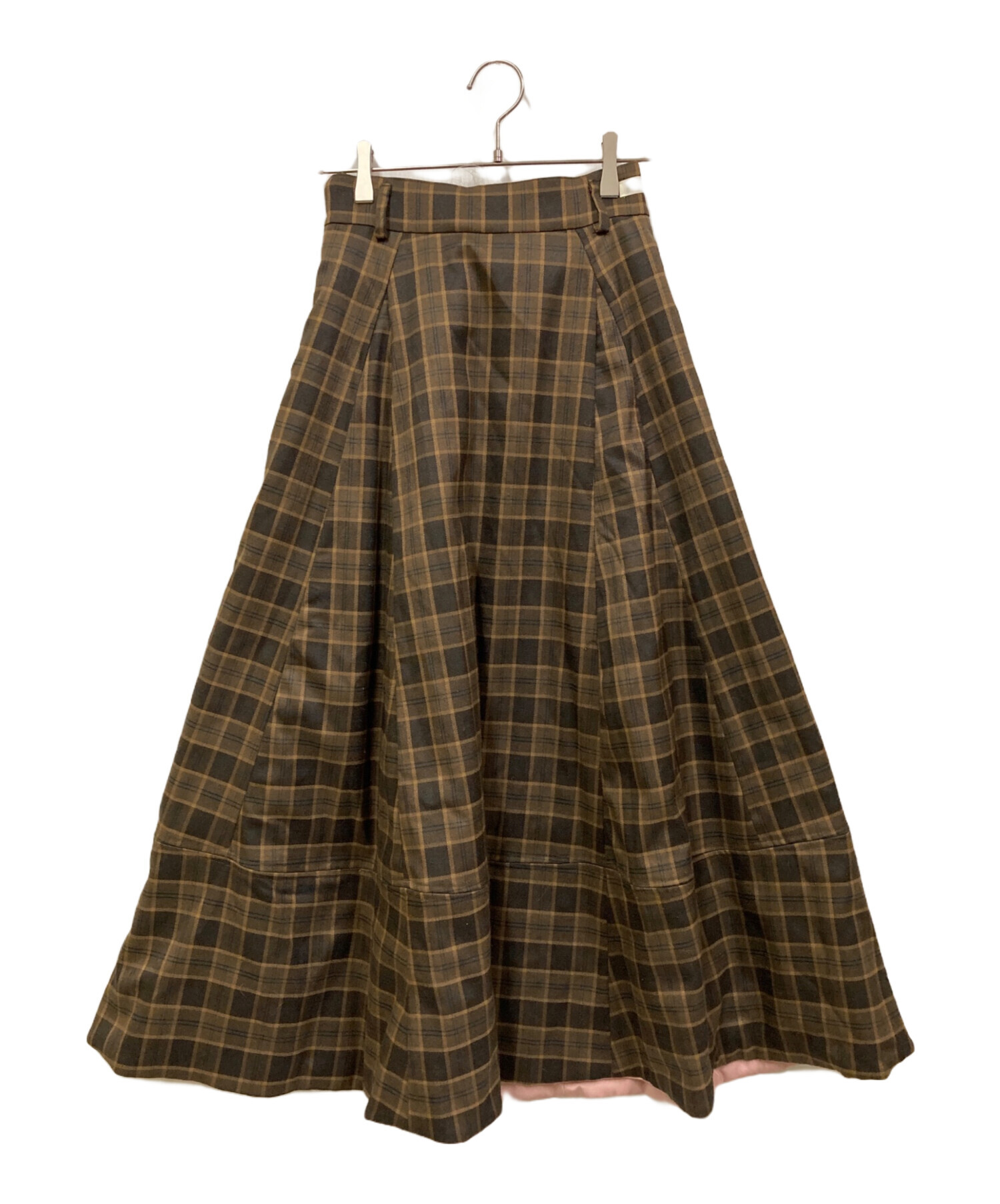 中古・古着通販】FURFUR (ファーファー) 2WAYパテッドスカート ピンク