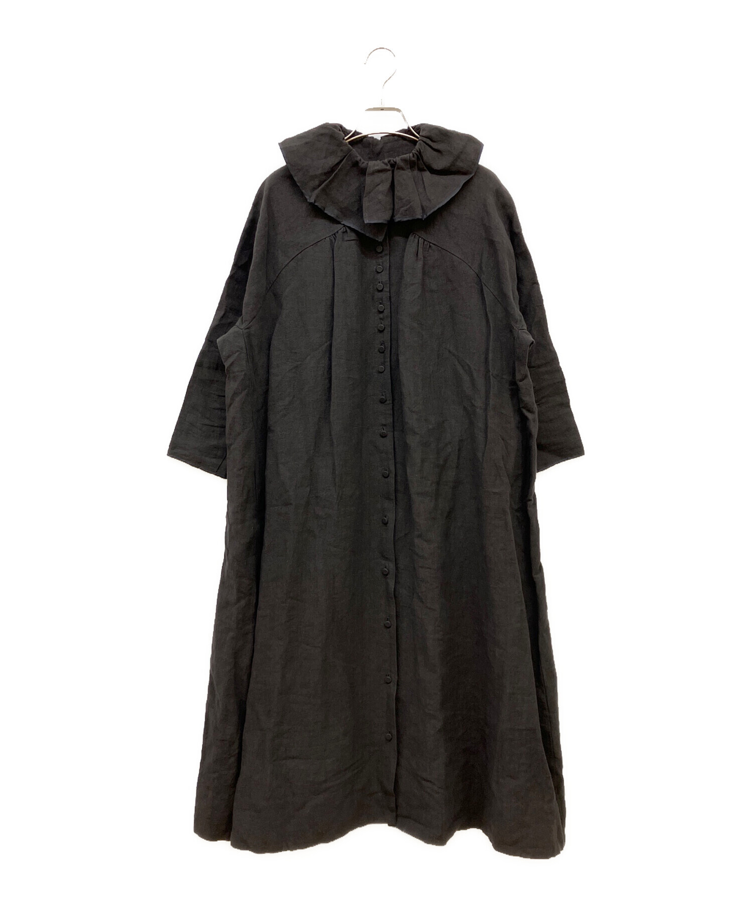 中古・古着通販】DOUBLE MAISON (ドゥーブルメゾン) リネンワンピース
