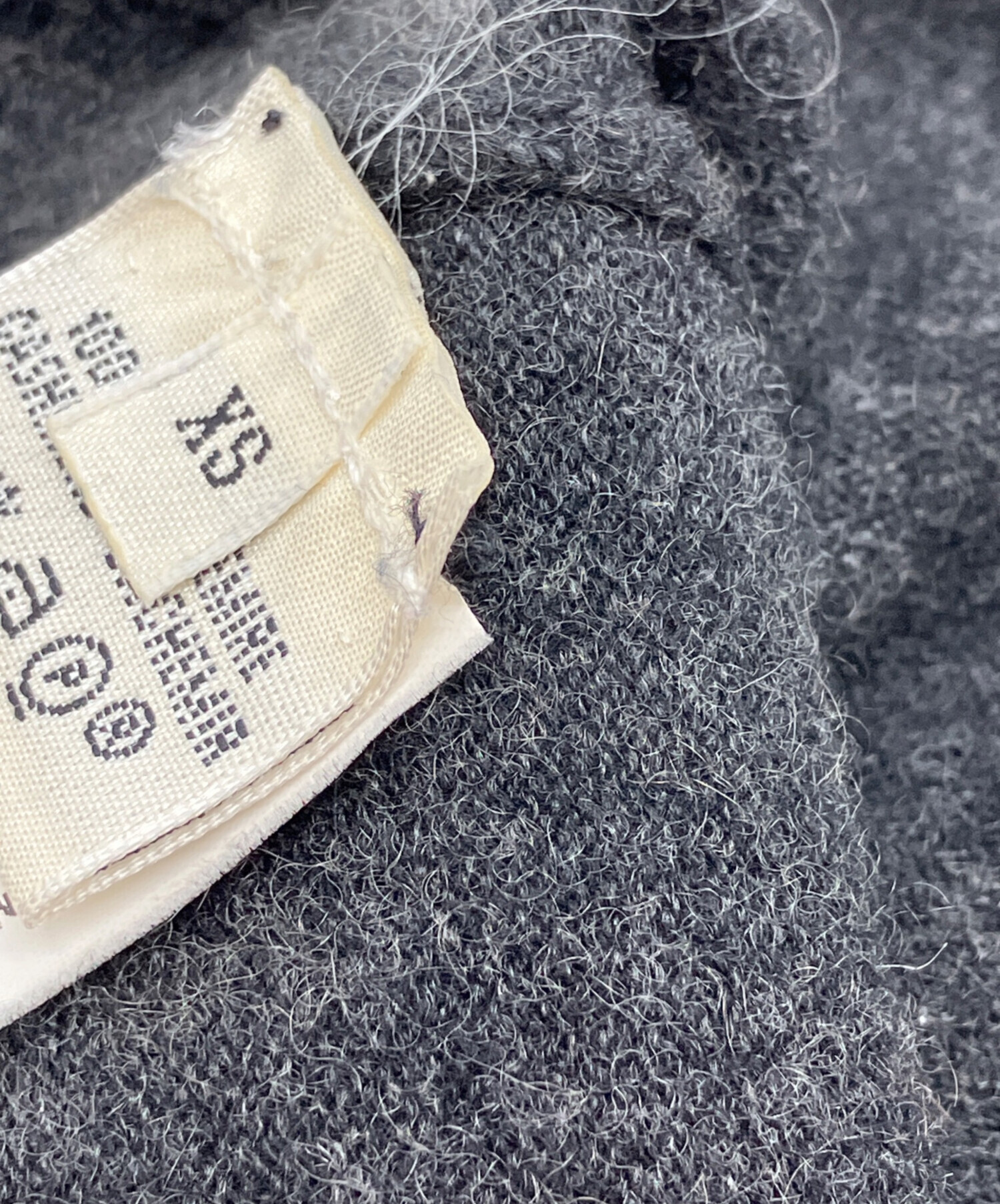 中古・古着通販】HERMES (エルメス) カシミヤノースリーブニット