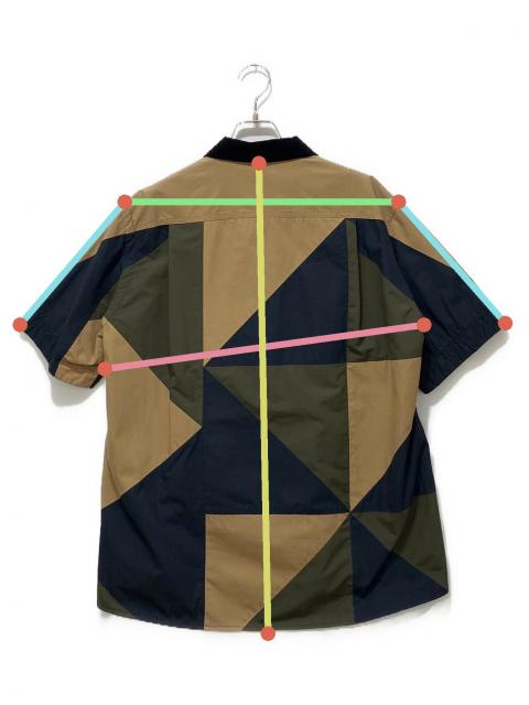 中古・古着通販】sacai (サカイ) Hank Willis Thomas Solid Mix Shirt