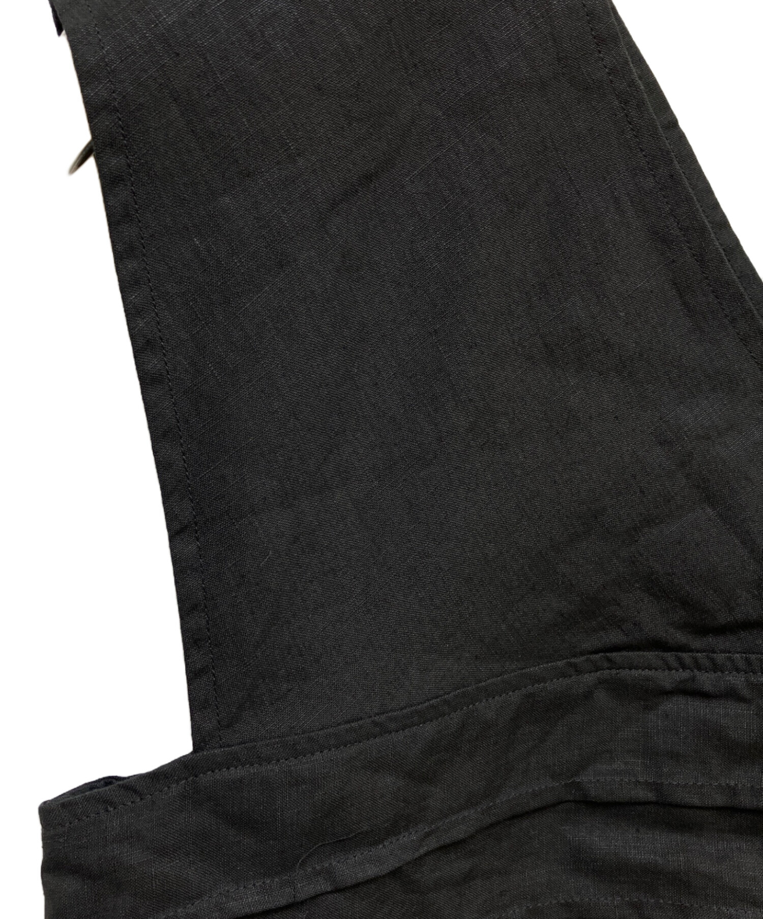 中古・古着通販】HYKE (ハイク) LINEN MAXI DRESS ブラック サイズ:2 