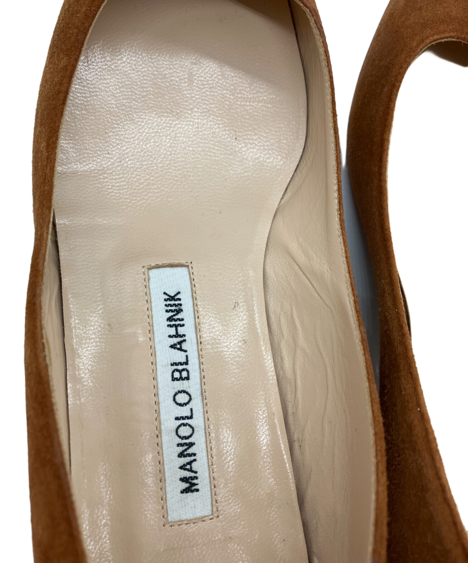中古・古着通販】Manolo Blahnik (マノロブラニク) スウェードパンプス