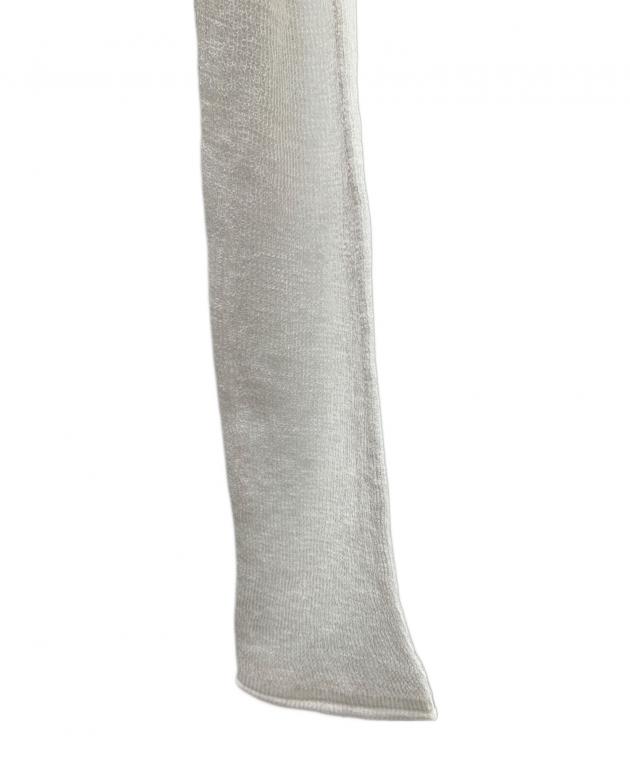 中古・古着通販】CLANE (クラネ) SHEER ROLLED EDGE KNIT CARDIGAN