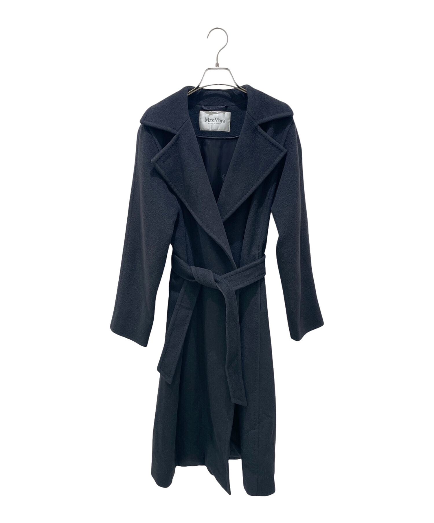 Max Mara コート ネイビー 中古・古着通販】MaxMara (マックスマーラ) マニュエラアイコンコート