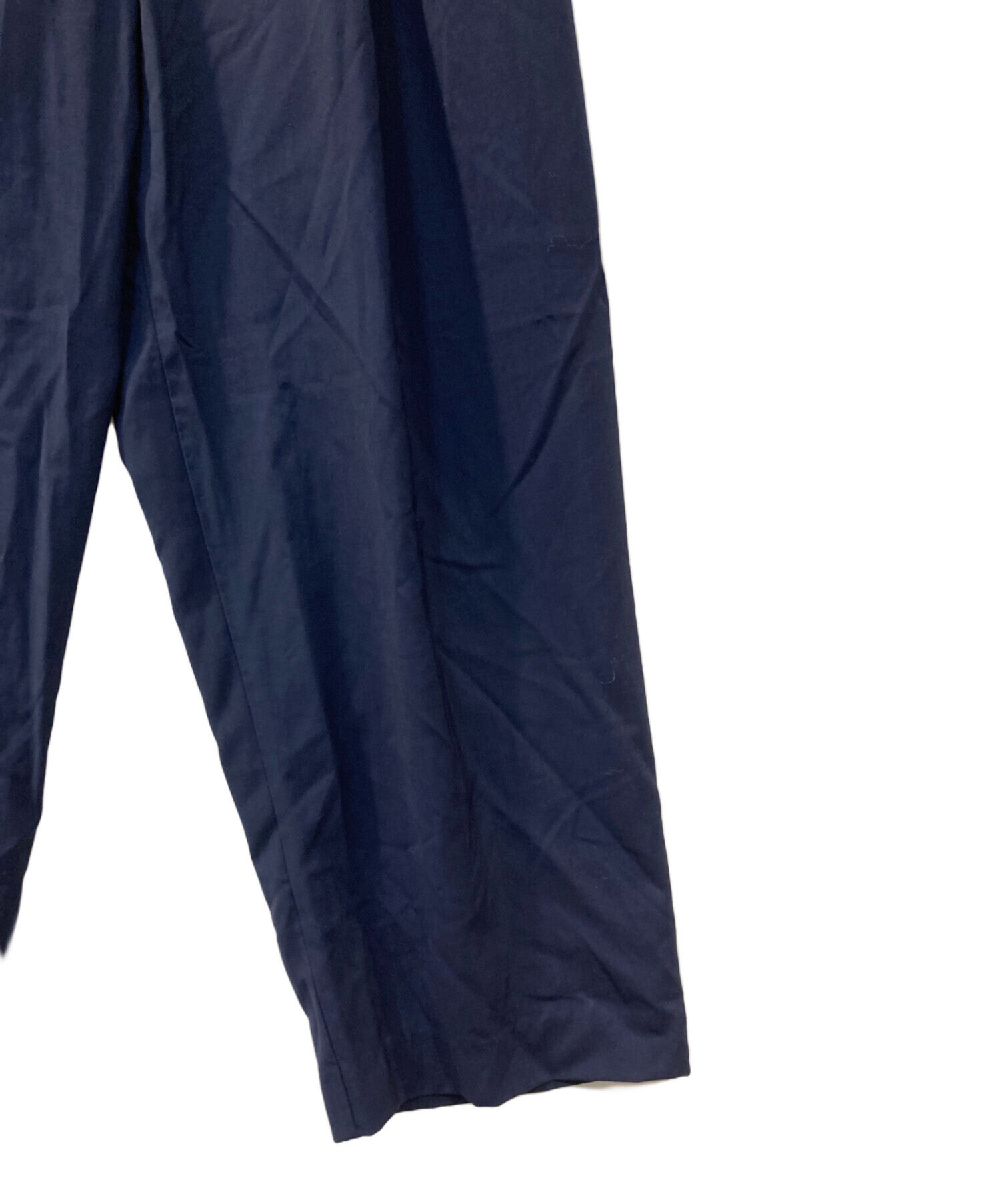 中古・古着通販】maison kitsune (メゾンキツネ) スラックス ネイビー