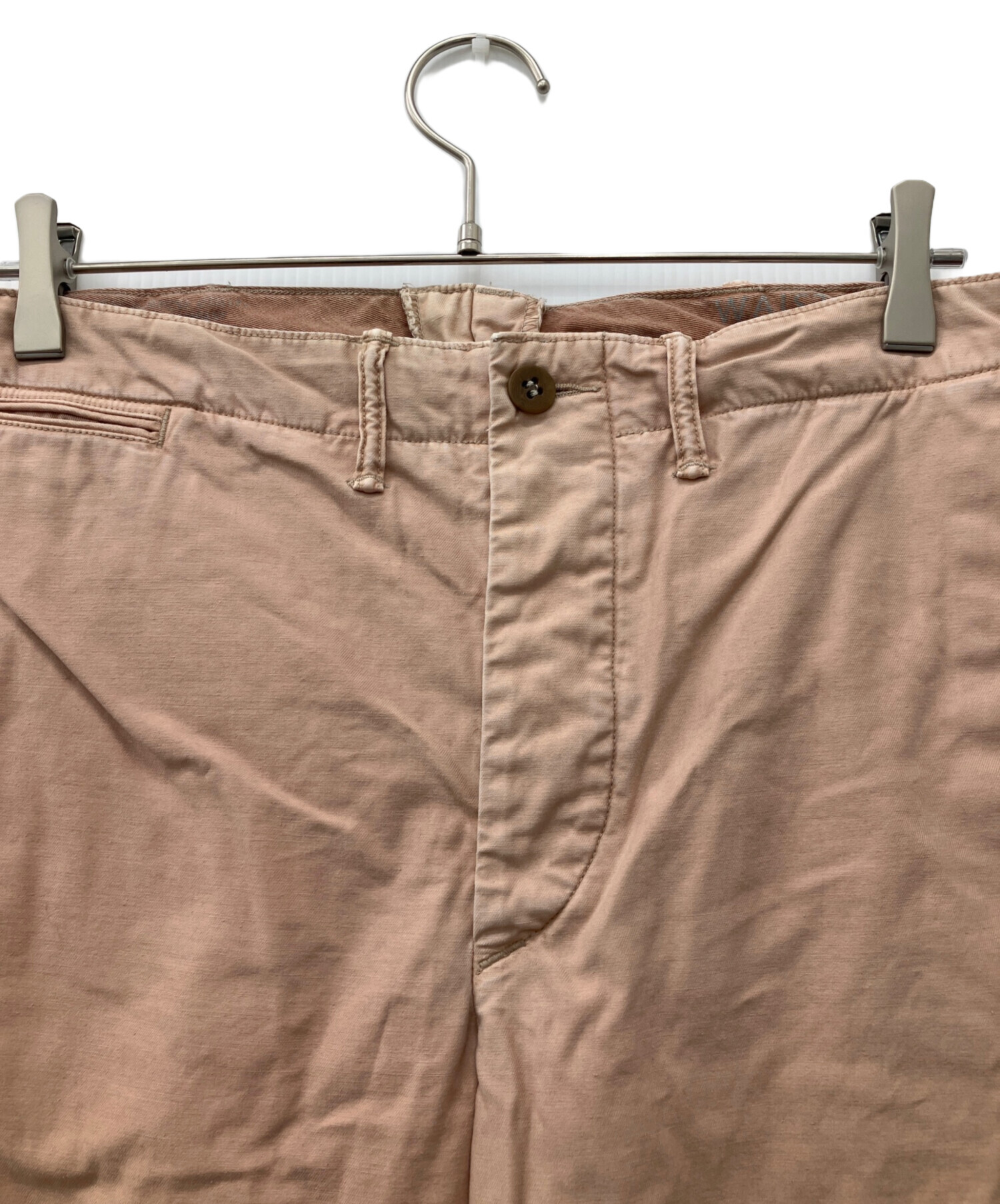 中古・古着通販】RRL (ダブルアールエル) テーパードパンツ ピンク