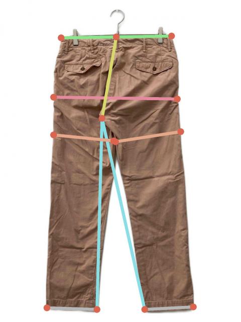 中古・古着通販】RRL (ダブルアールエル) テーパードパンツ ピンク