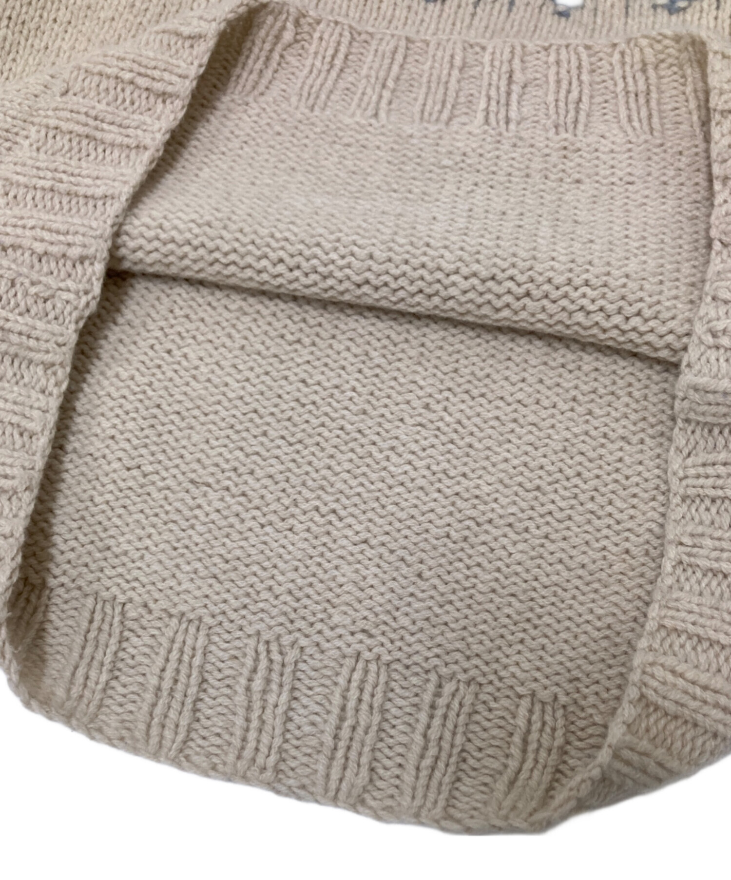 中古・古着通販】ERIBE (エリベ) ノルディックニット ベージュ サイズ