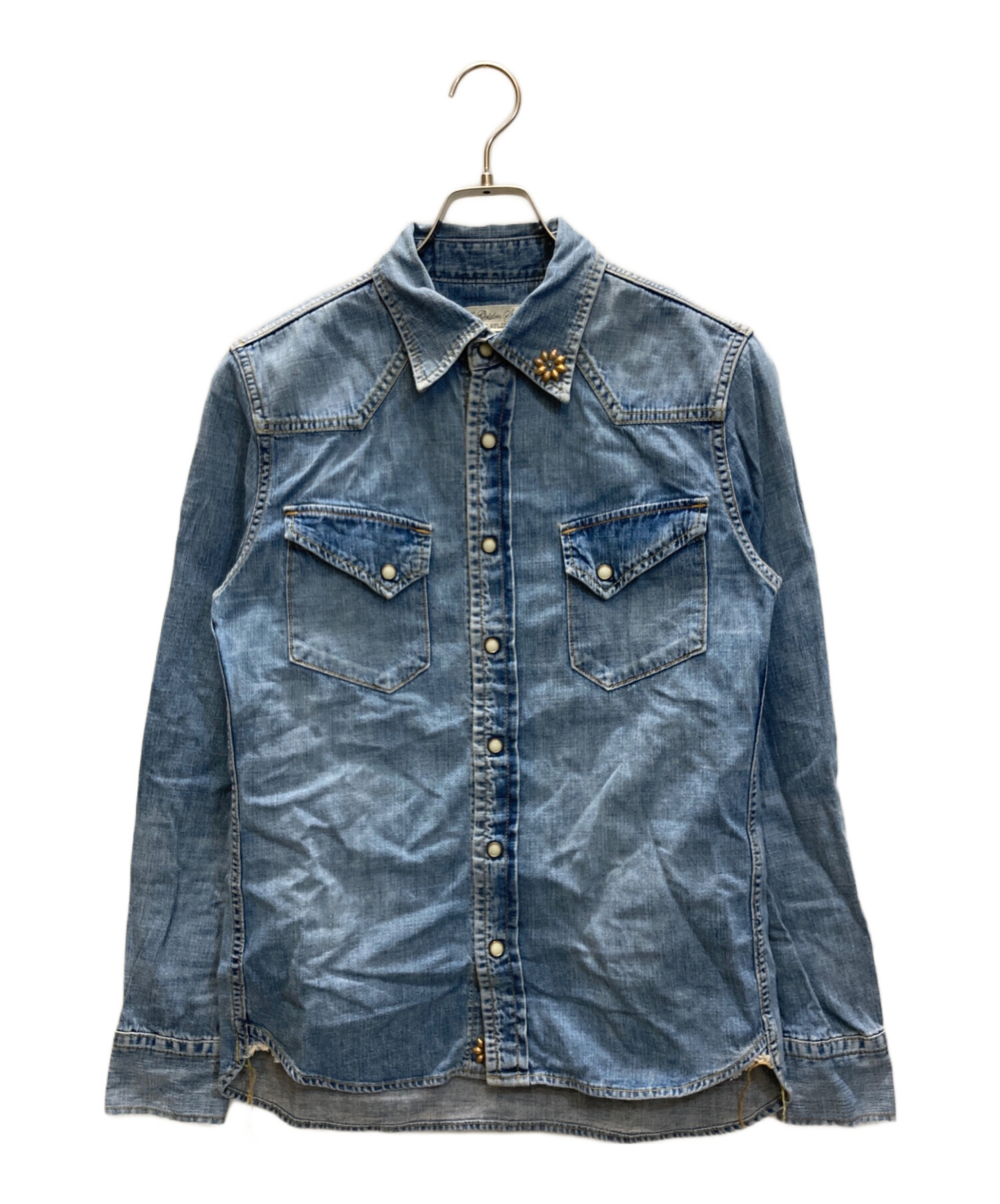 中古・古着通販 REMI RELIEF レミレリーフ デニムウエスタンシャツ インディゴ サイズ SIZE S ブランド・古着通販 トレファク公式 TREFAC FASHION スマホサイト