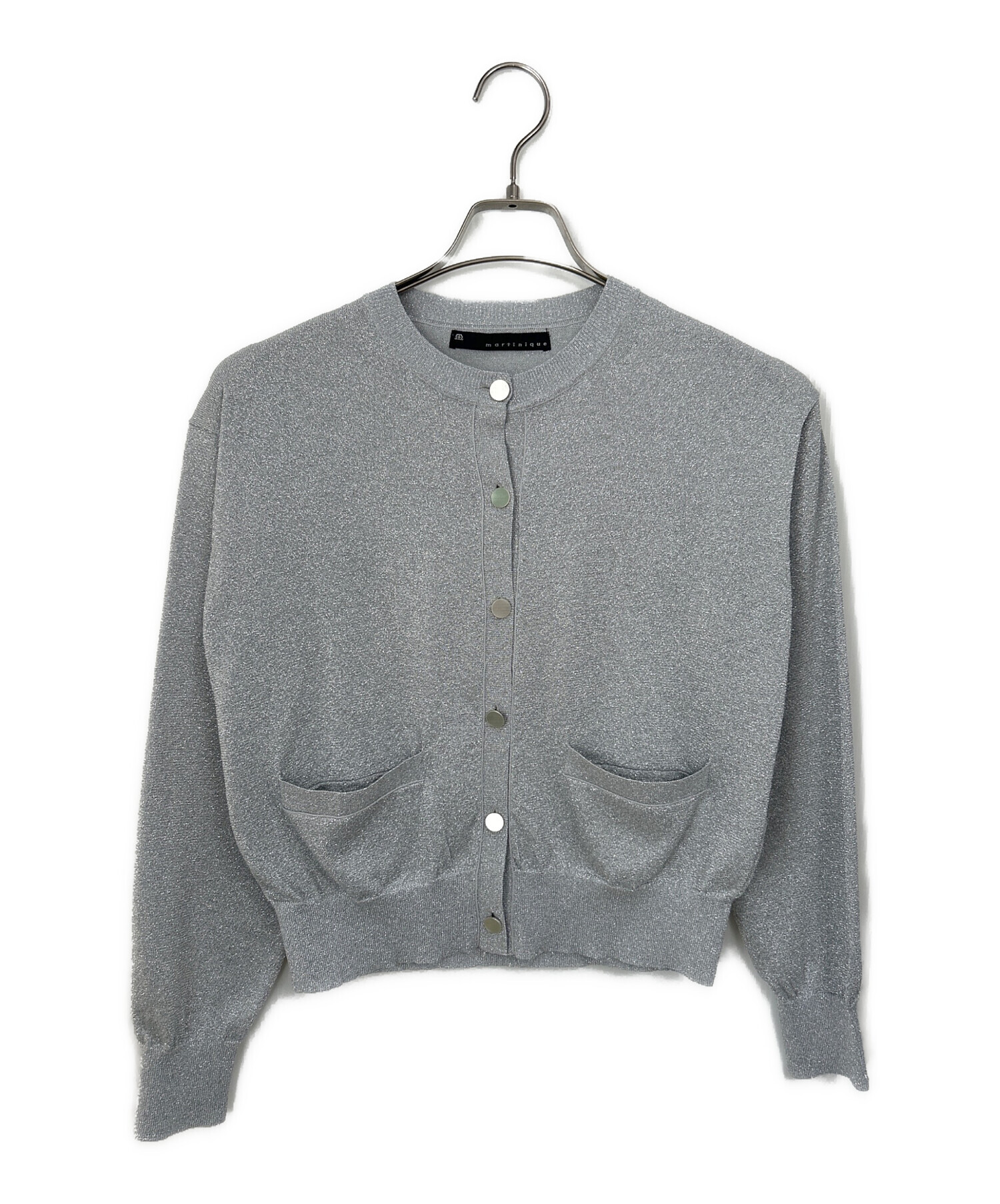 中古・古着通販】martinique (マルティニーク) ラメカーディガン