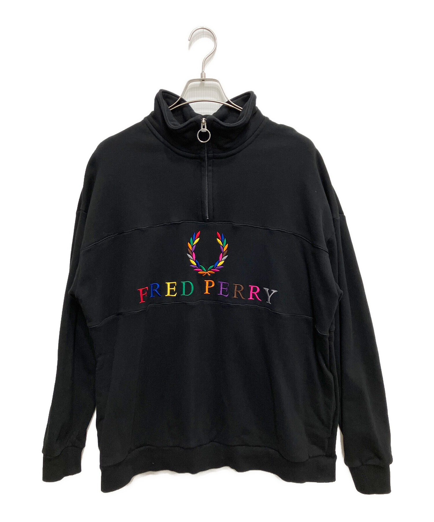 中古・古着通販】FRED PERRY (フレッドペリー) ハーフジップスウェット
