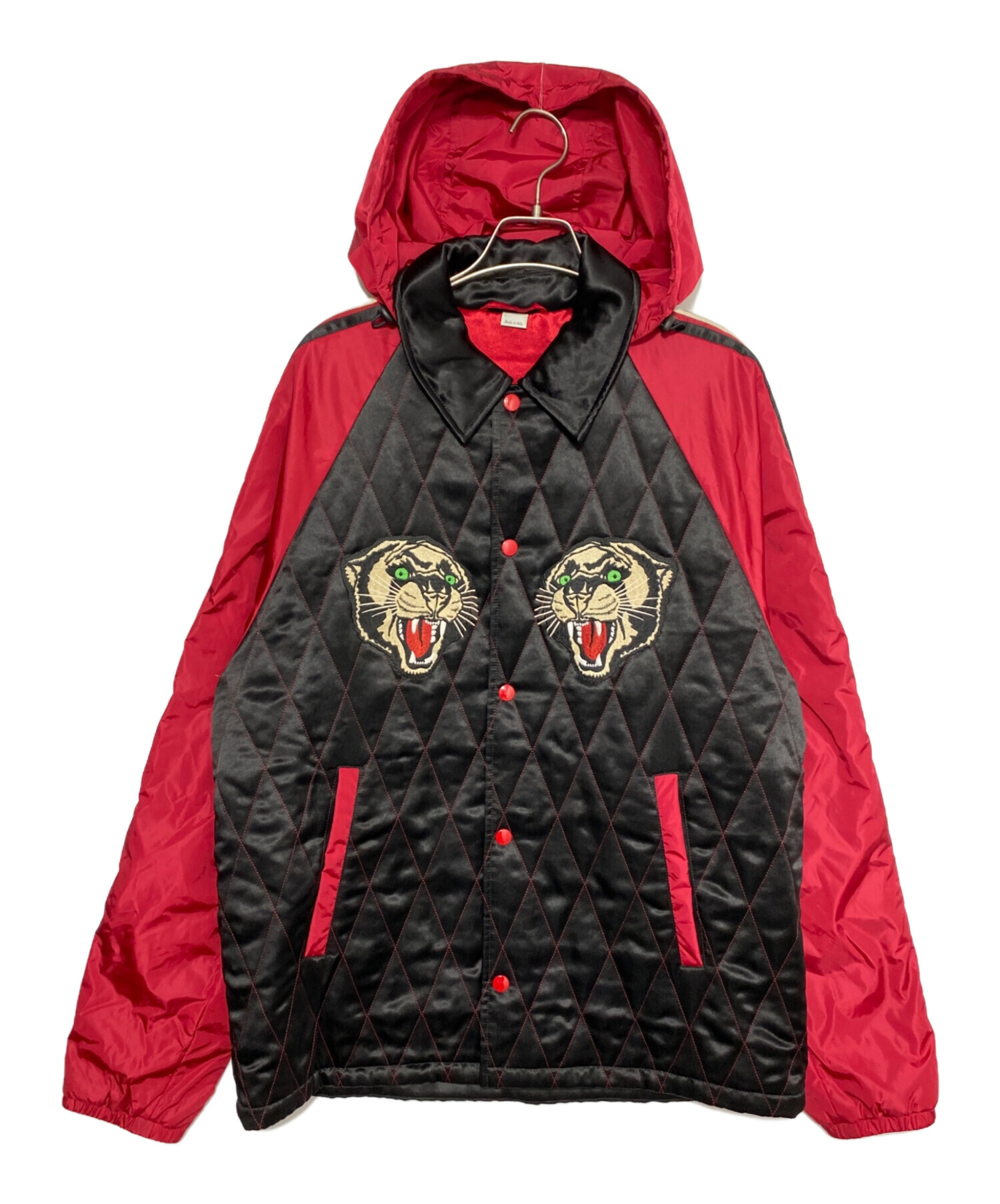 最終お値引き中【タグ付き未使用品】GUCCI キルティングアセテートジャケット 最終お値引き中【タグ付き未使用品】GUCCI キルティングアセテート