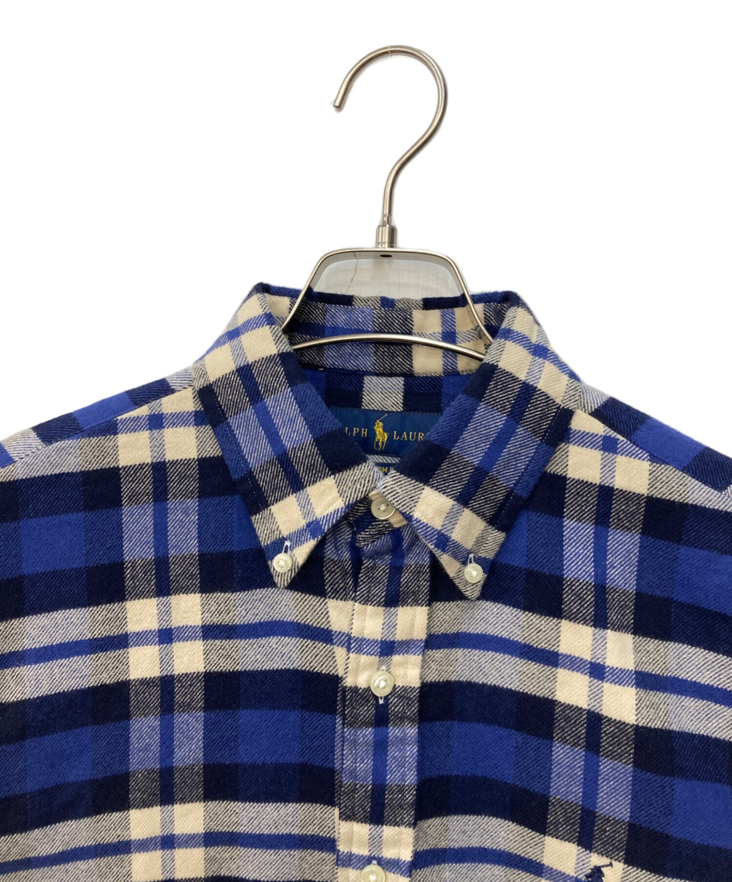 中古・古着通販】RALPH LAUREN (ラルフローレン) チェックネルシャツ