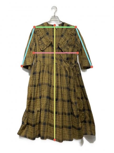 中古・古着通販】GANNI (ガニー) ピーターパンカラーチェック