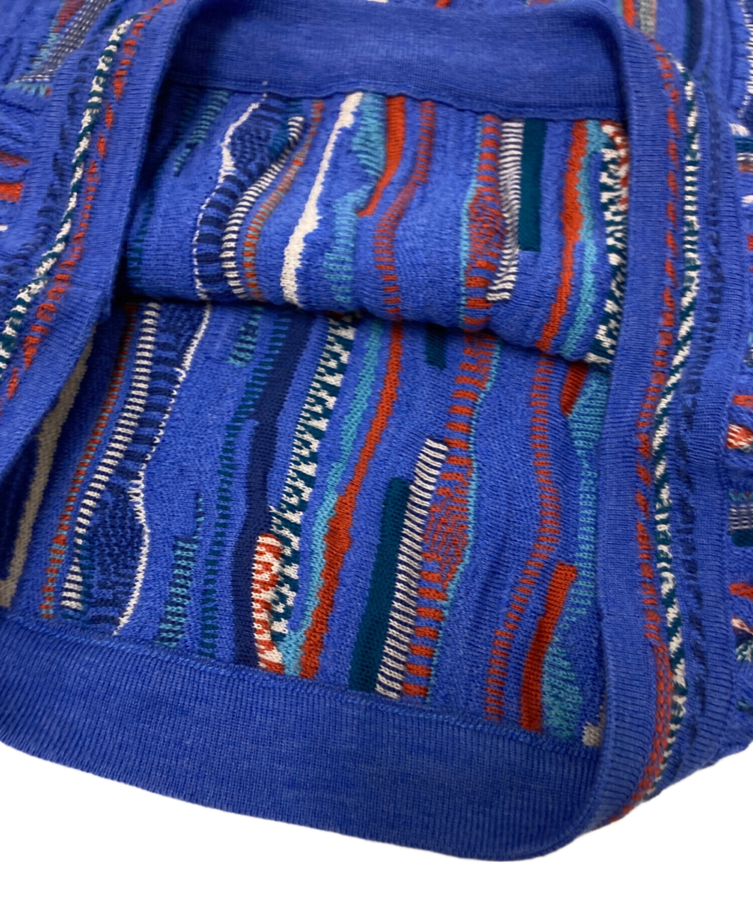 中古・古着通販】AKLANDA (アクランダ) 3Dニット ネイビー サイズ: L