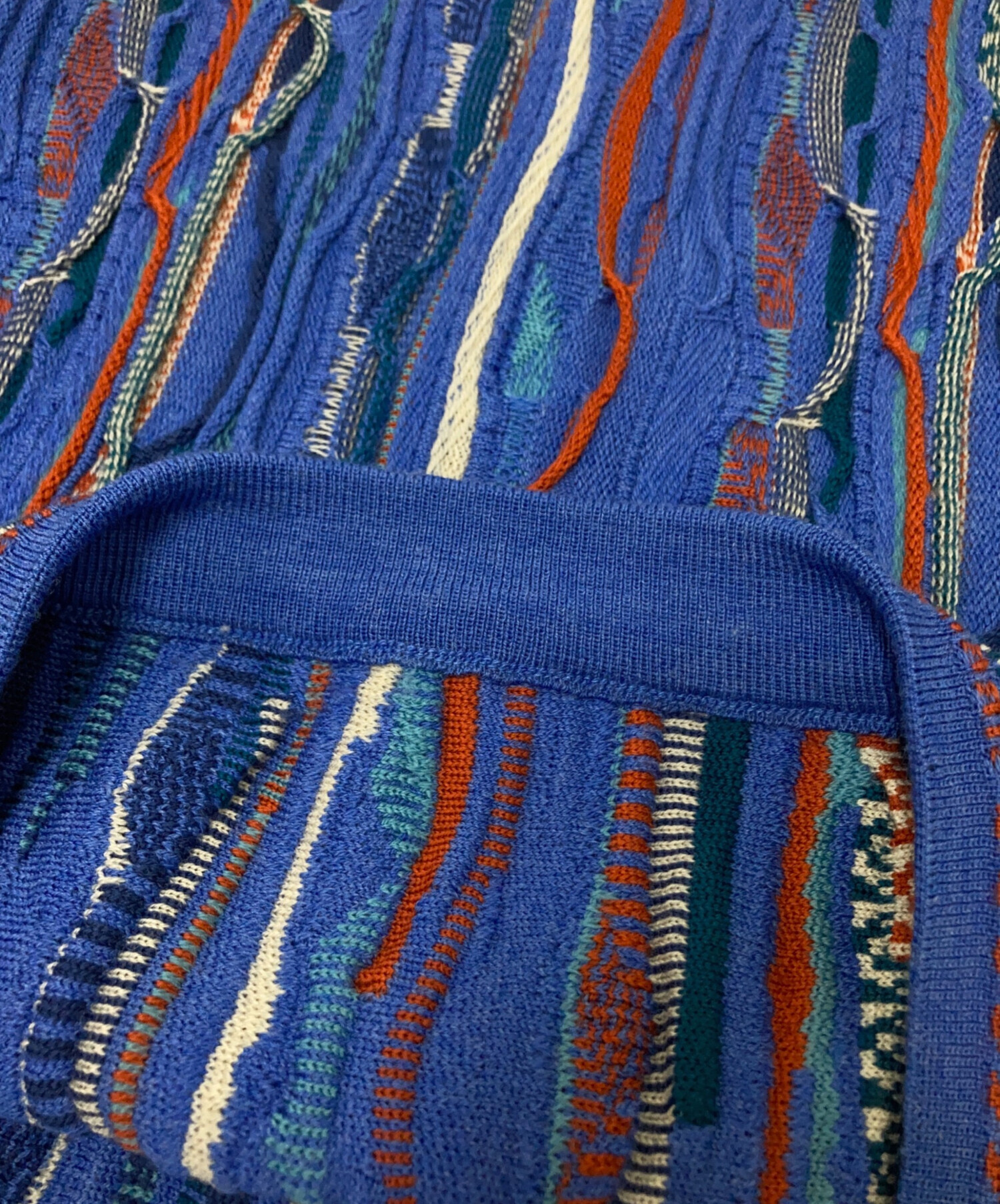 中古・古着通販】AKLANDA (アクランダ) 3Dニット ネイビー サイズ: L