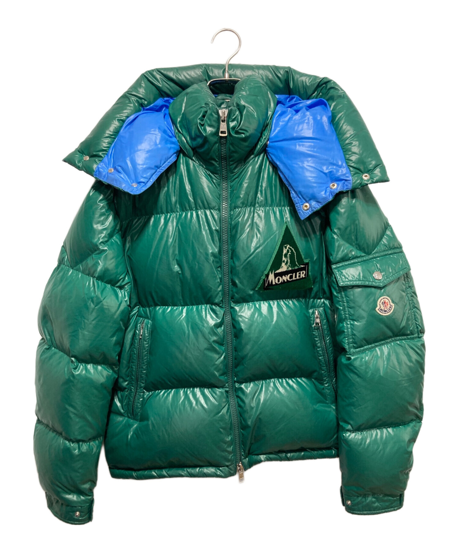 d*c様 Moncler モンクレール フード付きジャケット ネイビー/グリーン 中古・古着通販】MONCLER (モンクレール) 19AW WILSON/ダウン