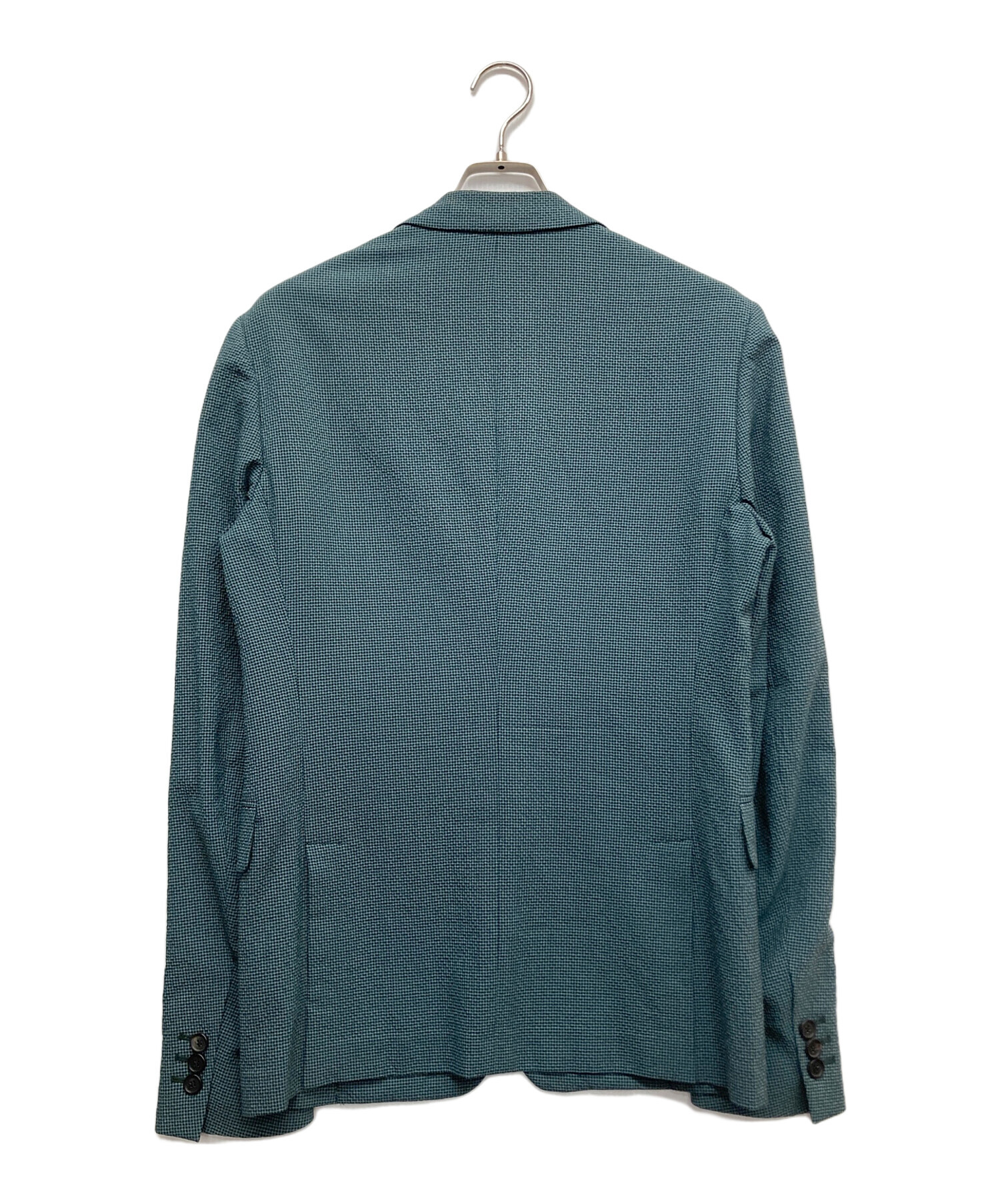 中古・古着通販】PRADA (プラダ) シアサッカー2Bジャケット ブルー