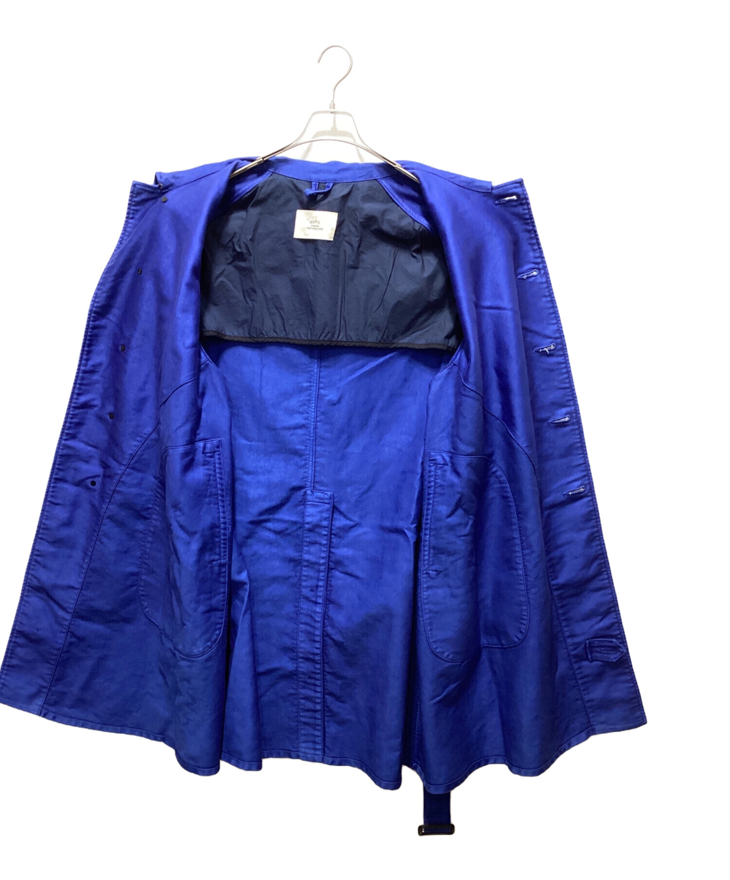 中古・古着通販】OUTIL (ウティ) コットンコート ブルー サイズ:3