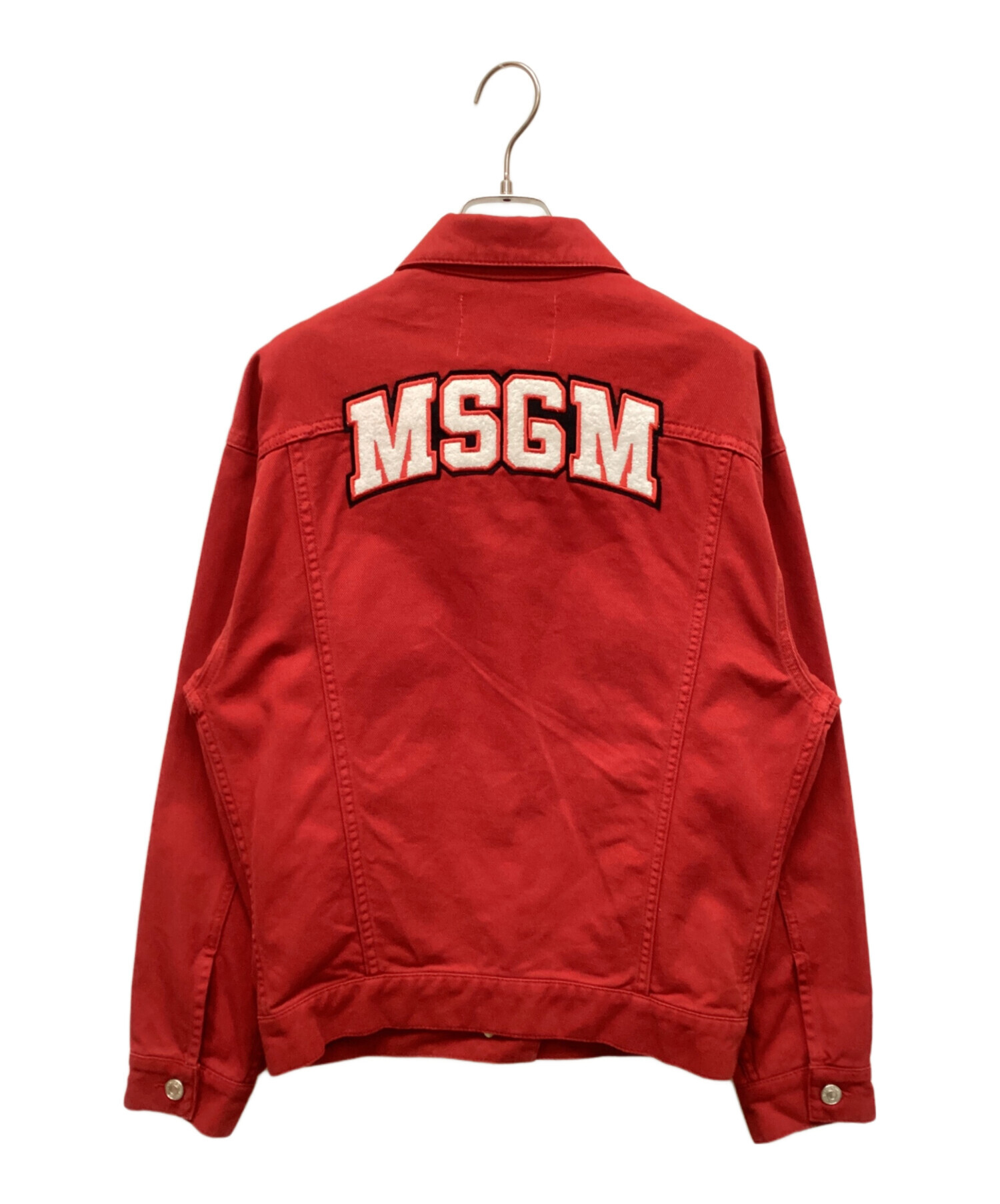 中古・古着通販】MSGM (エムエスジーエム) 背面ロゴパッチデニム 
