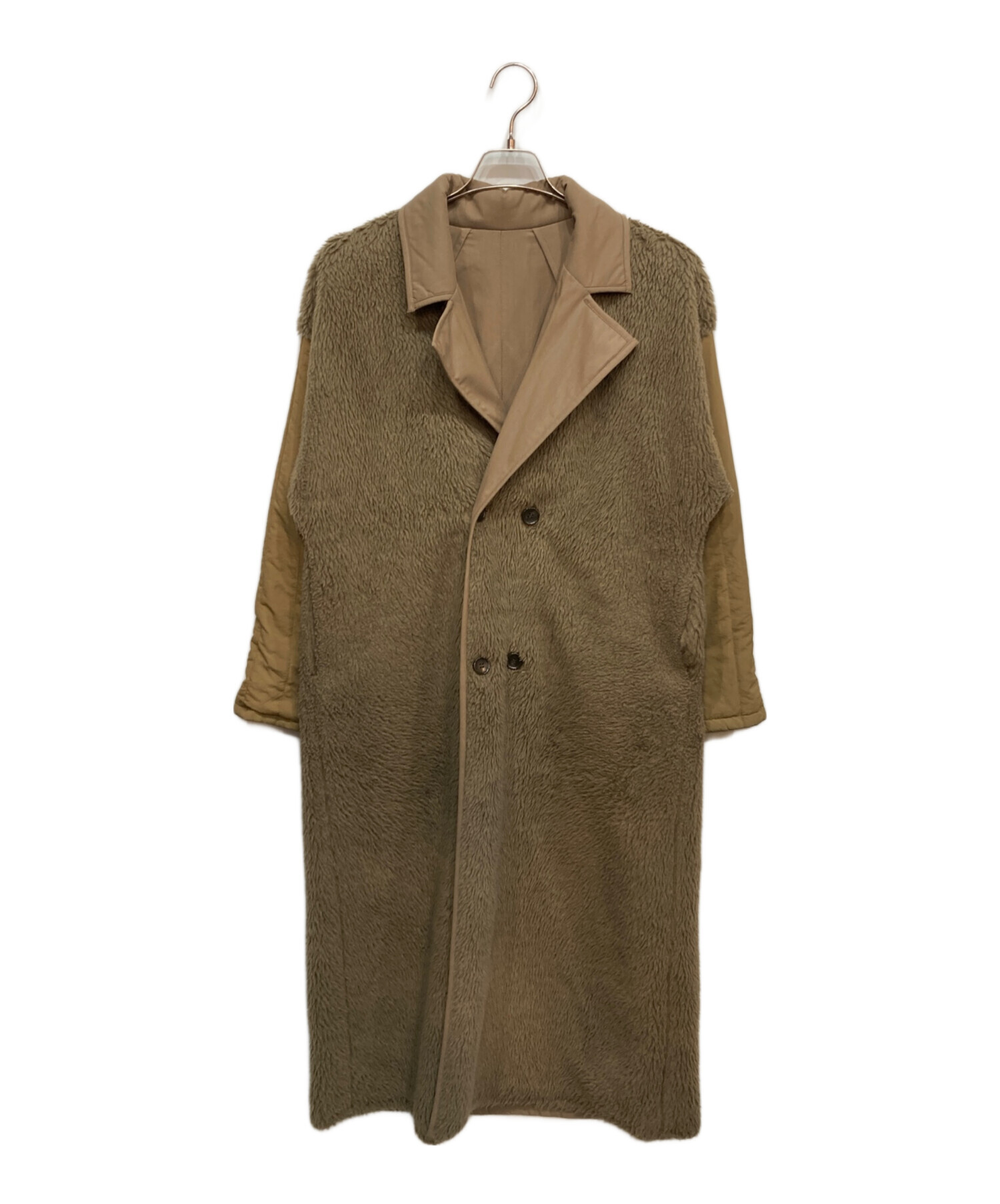 中古・古着通販】CLANE (クラネ) リバーシブルミリタリーロングコート 