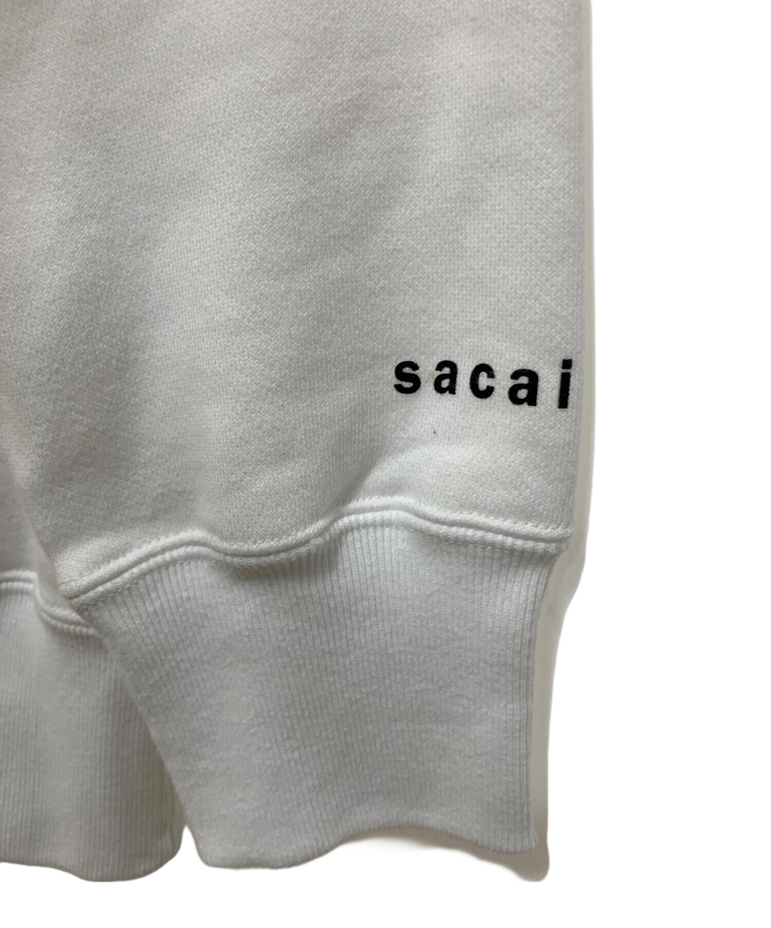 中古・古着通販】sacai (サカイ) プルオーバーパーカー ホワイト