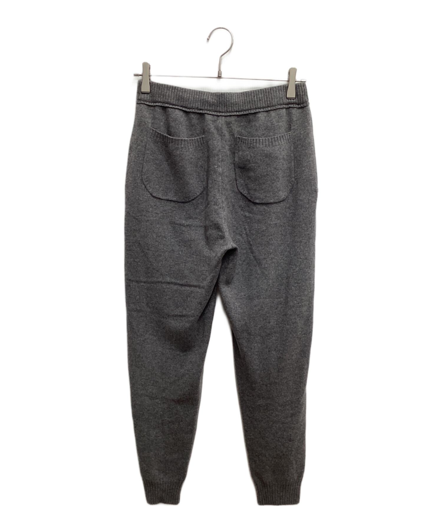 中古・古着通販】DRAWER (ドゥロワー) ドロストニットパンツ グレー