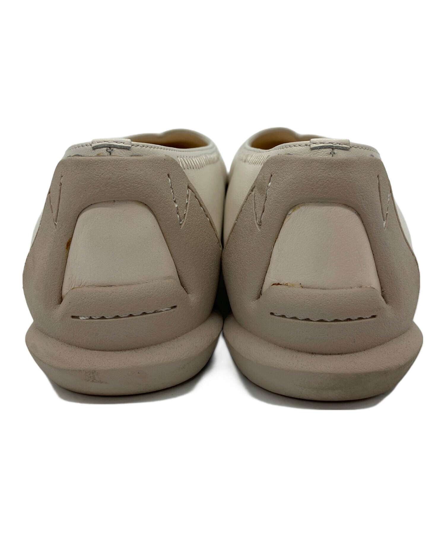 SHISEI ベージュ フラットシューズ 中古・古着通販】SHISEI (シセイ) フラットシューズ アイボリー サイズ