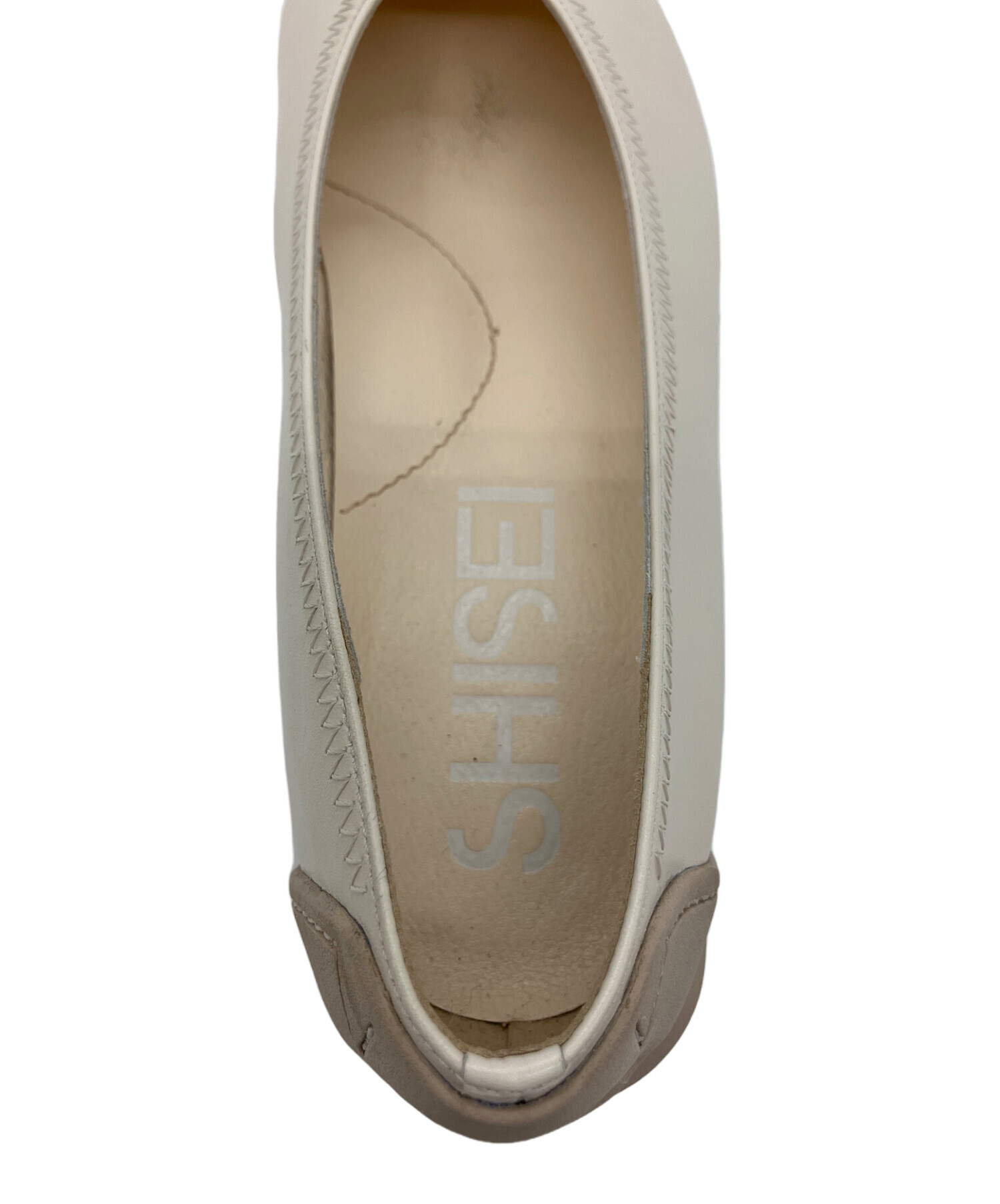 SHISEI フラットシューズ ホワイト 36 中古・古着通販】SHISEI (シセイ) フラットシューズ アイボリー サイズ