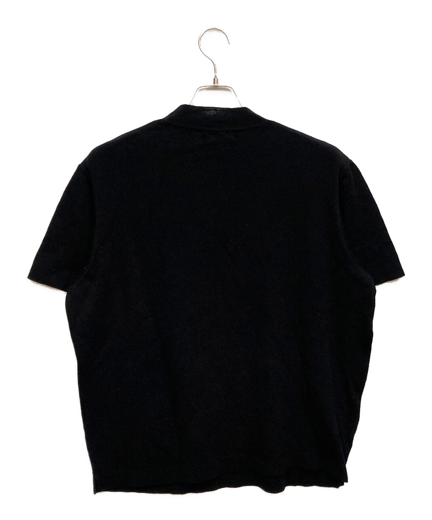 中古・古着通販】HERMES (エルメス) 半袖ニット ブラック サイズ:M