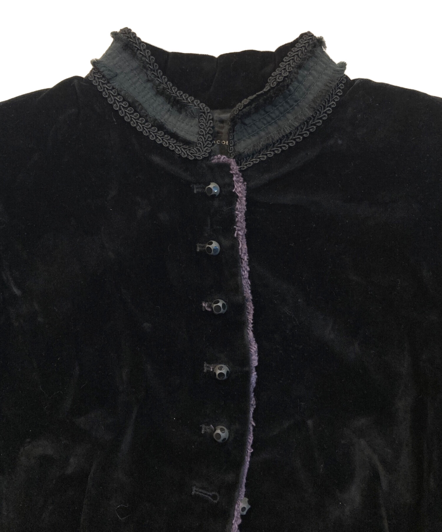 MARC JACOBS 刺繍入りベルベットジャケット サイズ4 中古・古着通販