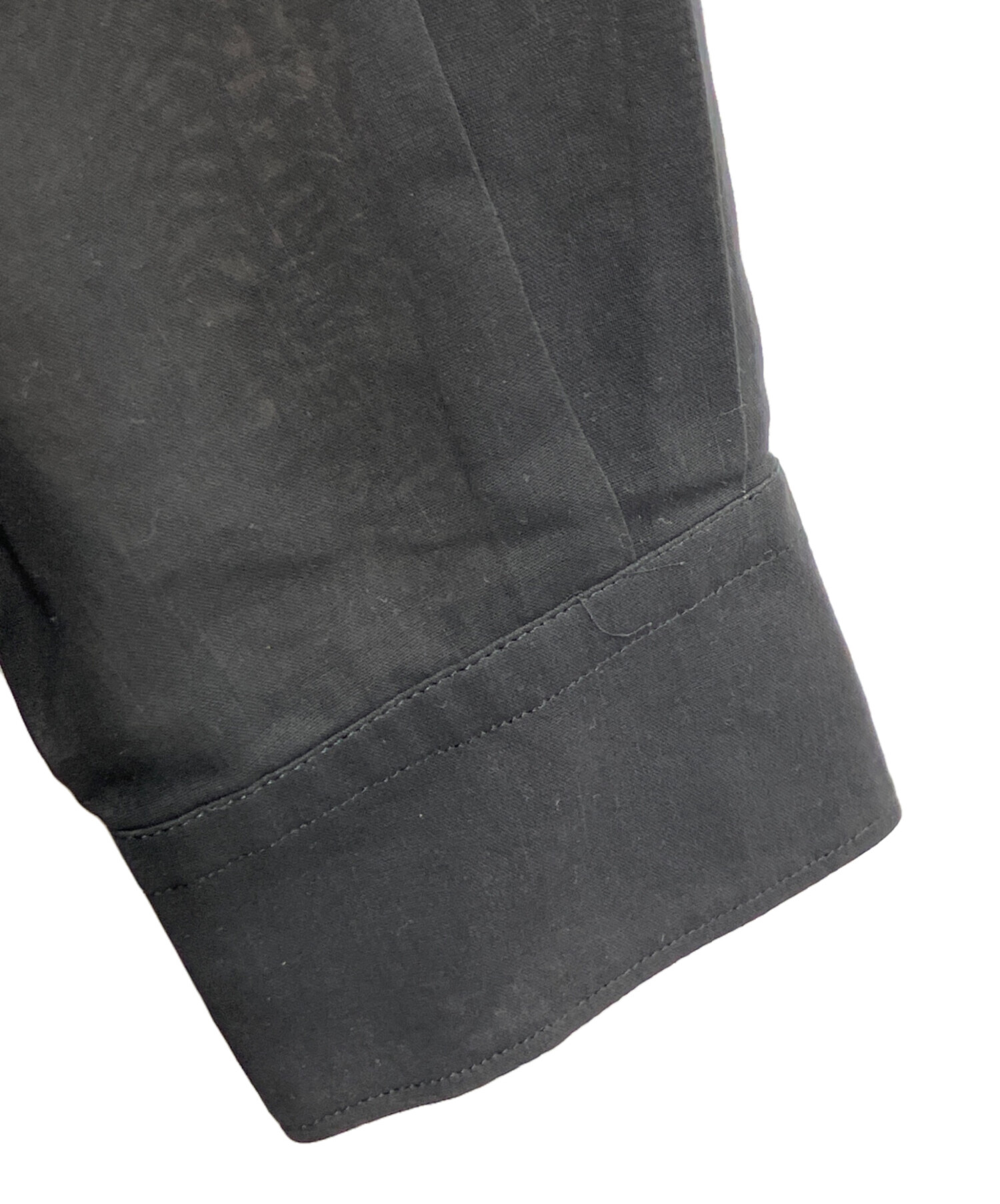 中古・古着通販】JIL SANDER (ジルサンダー) シアーシャツ ブラック 