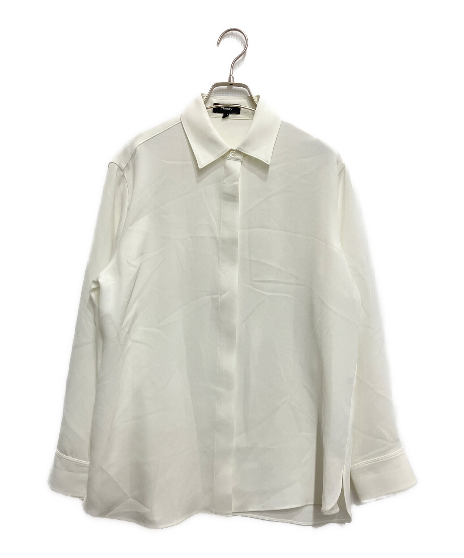 中古・古着通販】theory (セオリー) 長袖シャツ ホワイト サイズ:S