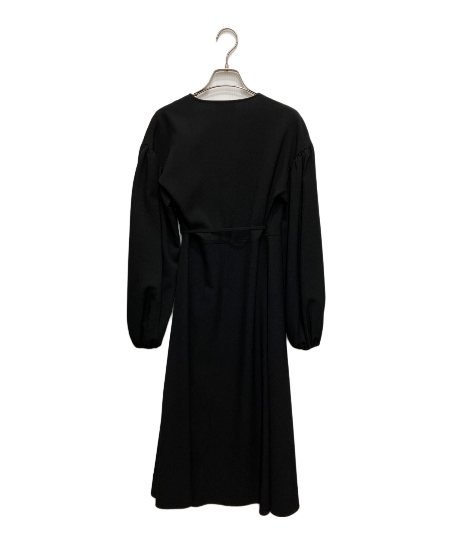 中古・古着通販】GANNI (ガニー) パフスリーブ ラップワンピース