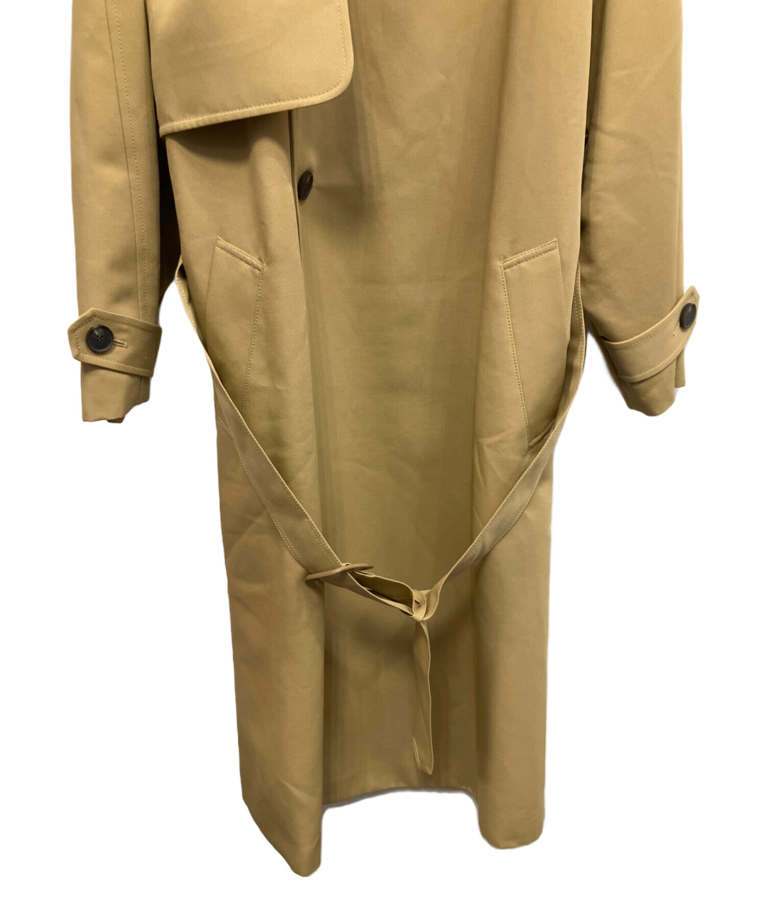 中古・古着通販】MIESROHE (ミースロエ) ドルマンステンカラーコート