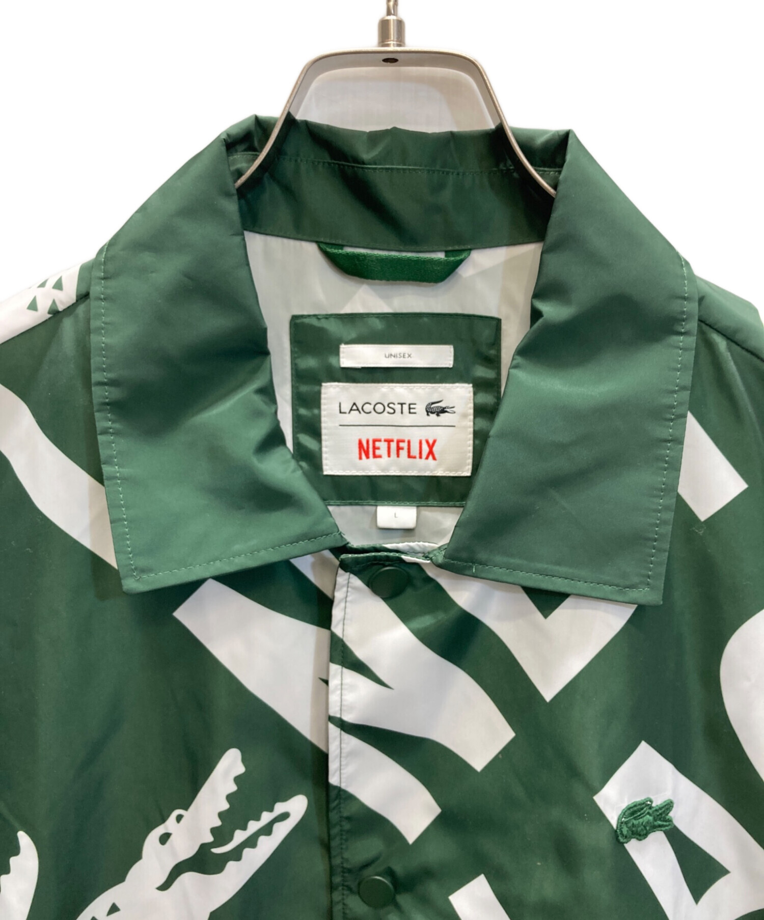 中古・古着通販】LACOSTE (ラコステ) NETFLIX (ネットフリックス) 総柄