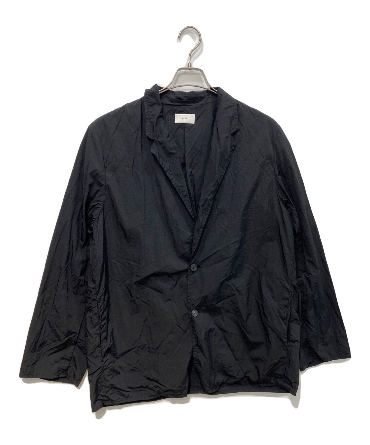 4*s様 ATON ガーメントダイ テーラードジャケット JKAGGM6970 中古・古着通販】ATON (エイトン) GARMENT DYED TAILORED JACKET