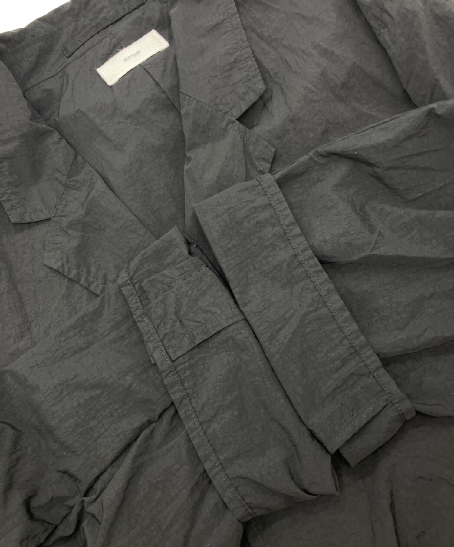 中古・古着通販】ATON (エイトン) GARMENT DYED TAILORED JACKET