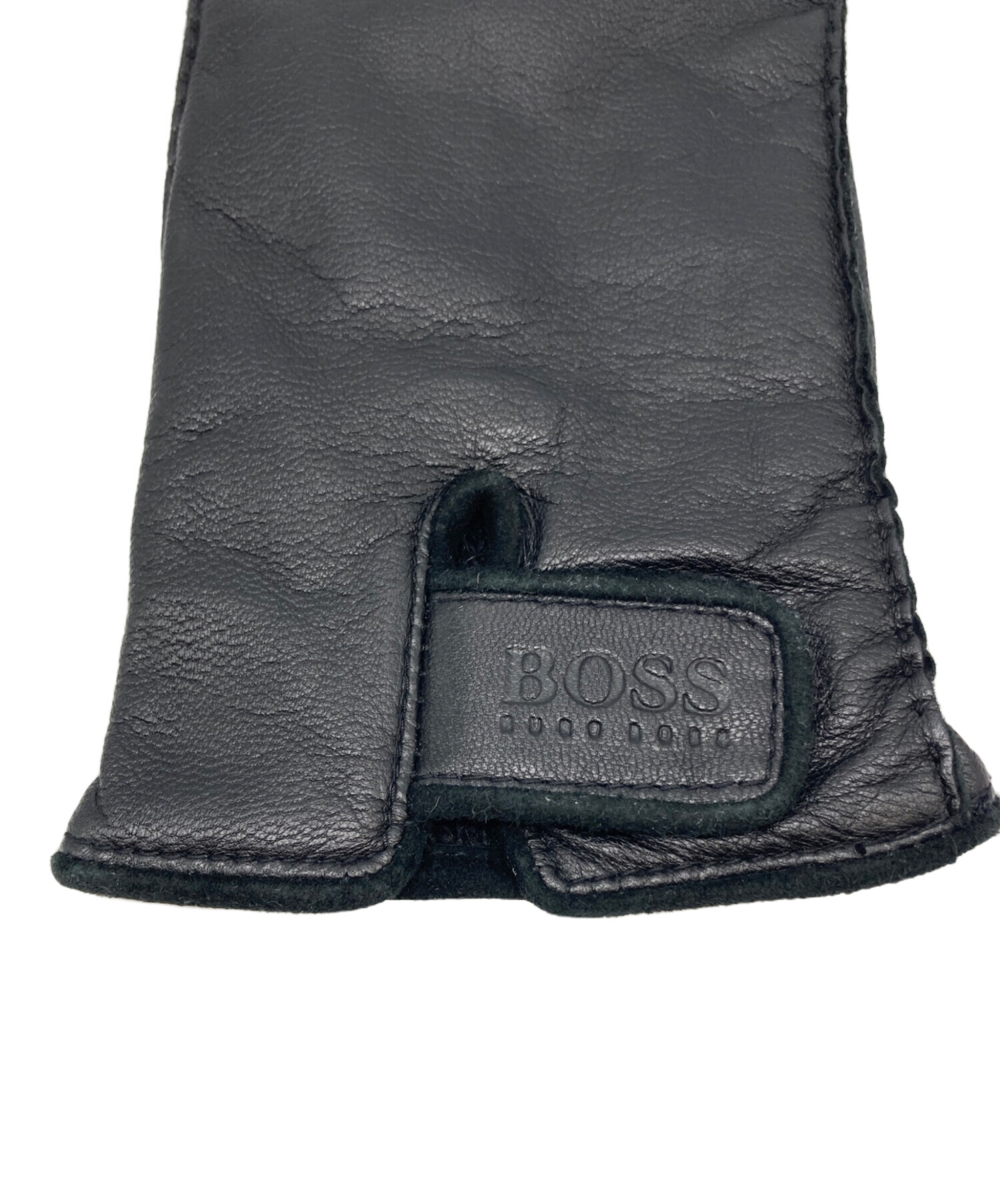 中古・古着通販】BOSS HUGO BOSS (ボス ヒューゴボス) レザーグローブ