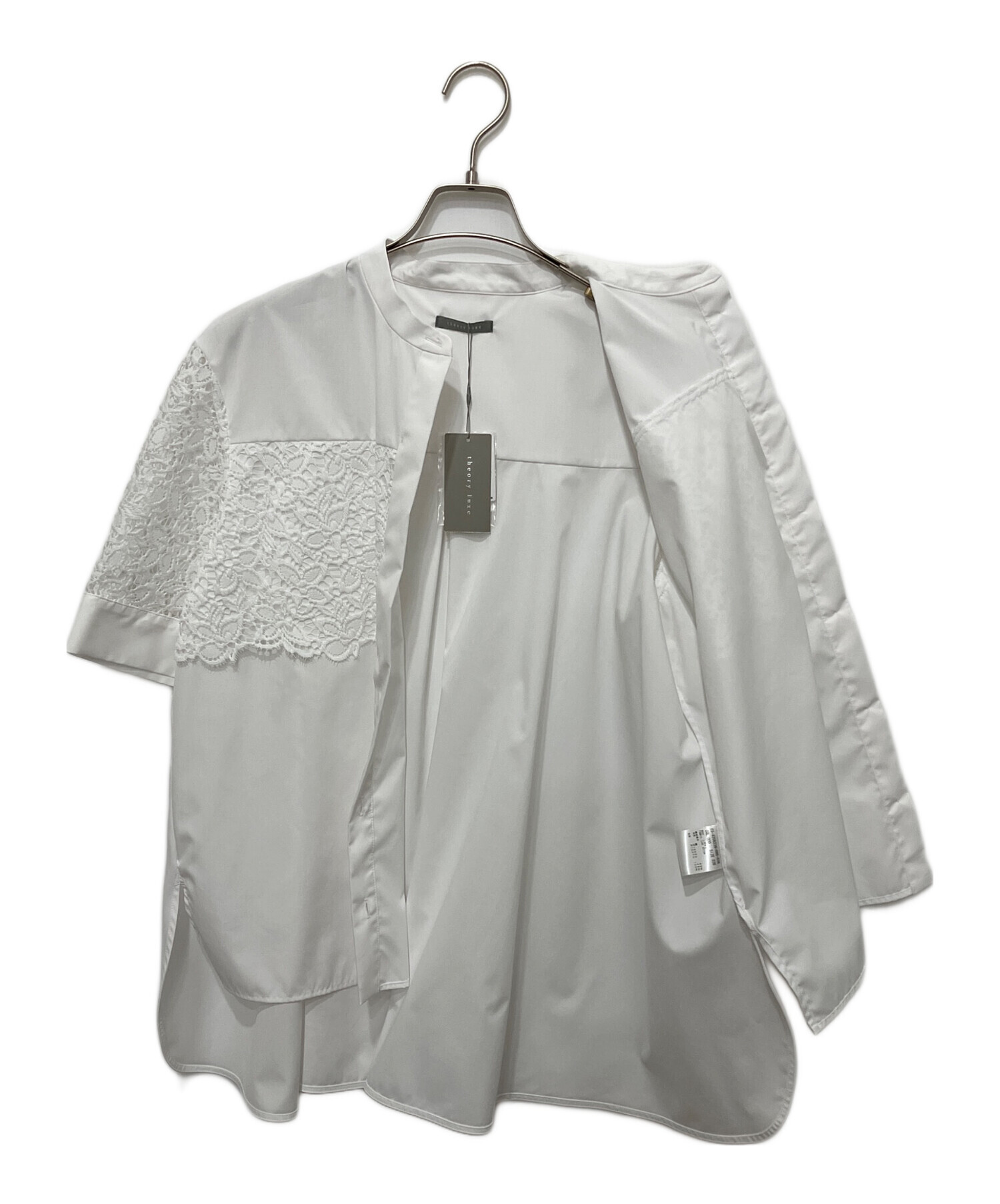 theory luxe ホワイト 半袖 ブラウス新品未使用 中古・古着通販】theory luxe (セオリーリュクス) Luxe Cotton Liria L