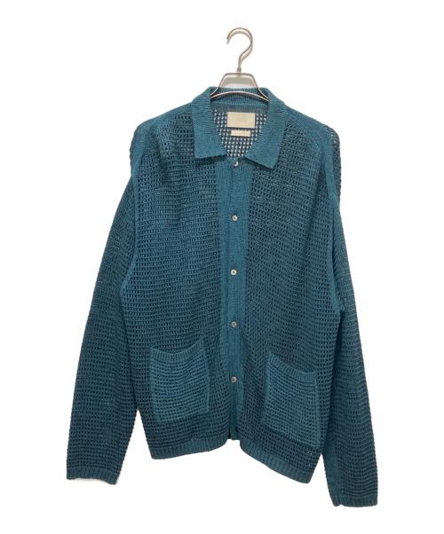 中古・古着通販】YOKE (ヨーク) MESH KNITTED BUTTONED CARDIGAN